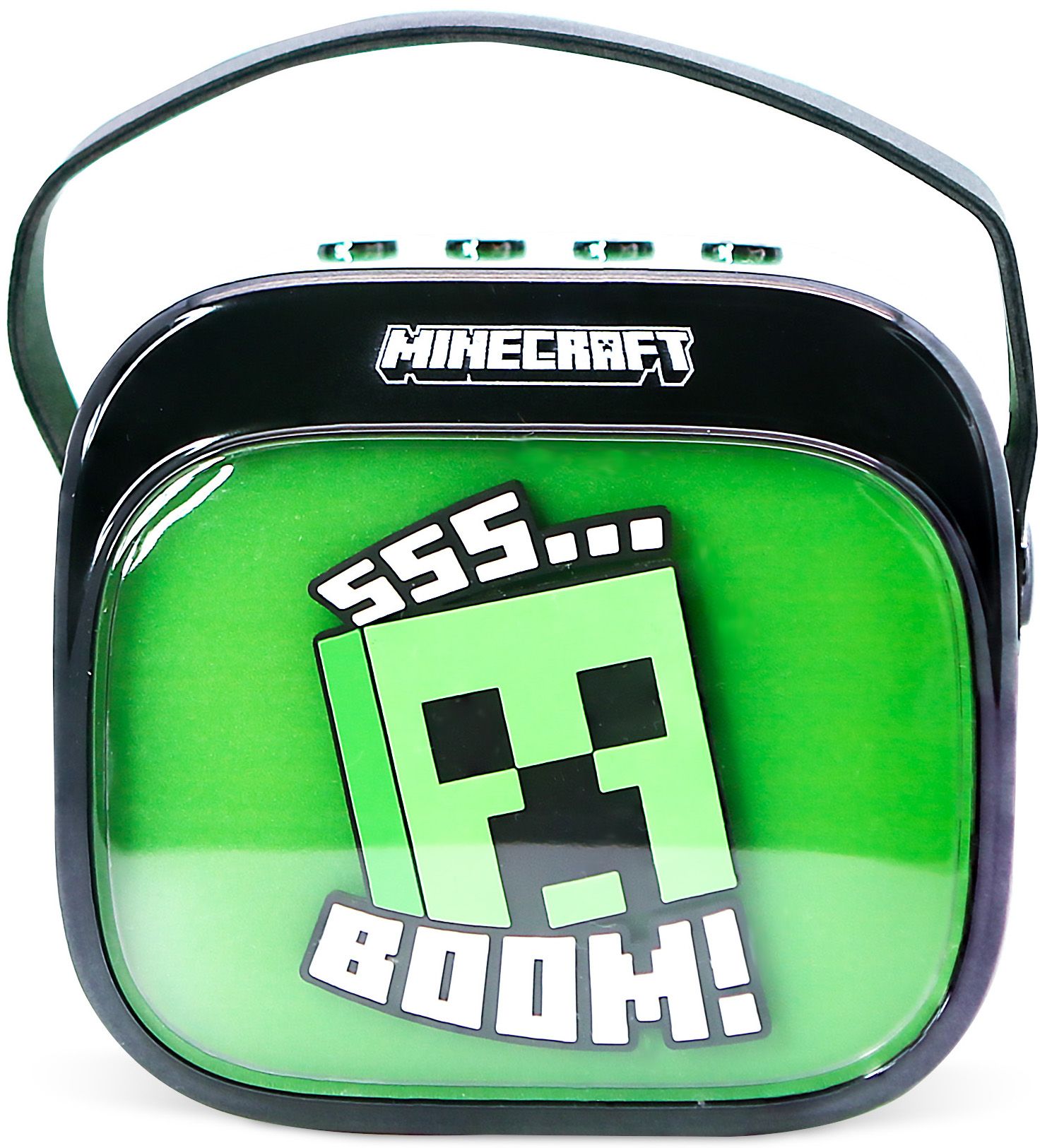 Bluetooth zvučnik s mikrofonom OTL Technologies Minecraft PopSing LED Light Up Wireless Karaoke, zeleni-1