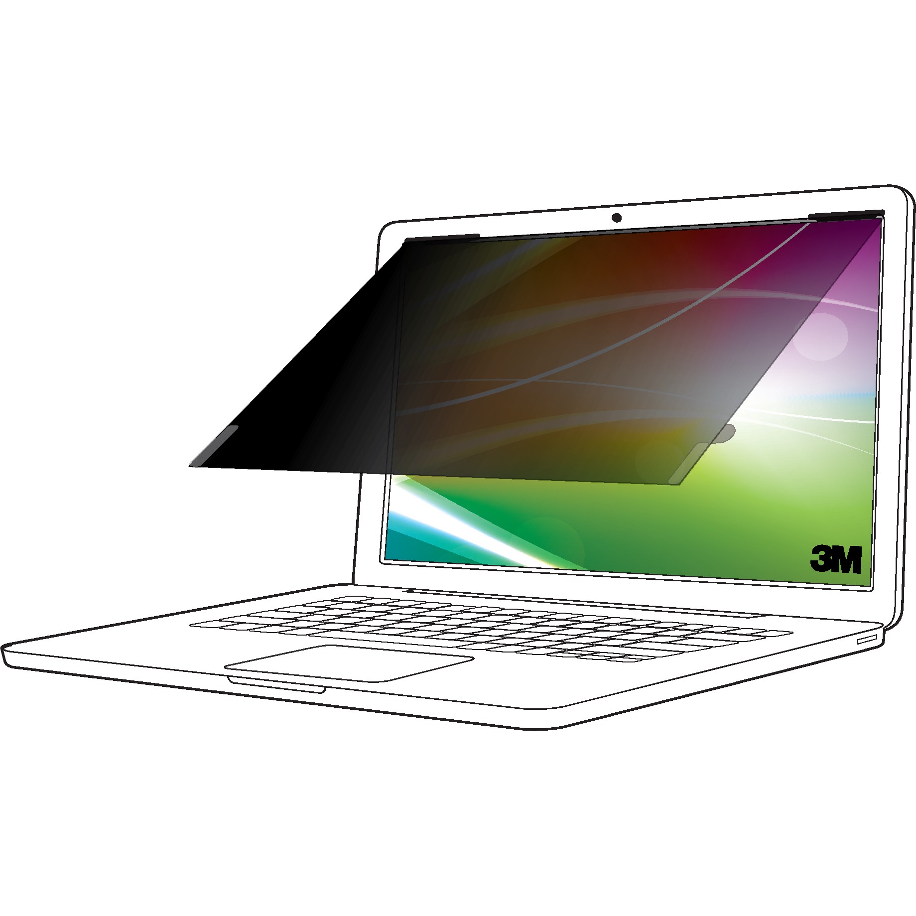 Laptop 3M Bright Screen Privacy Filter za 14in Laptop, 1610, BP140W1B