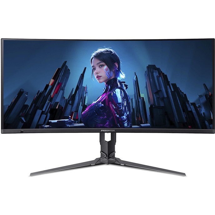 Monitor ACER Predator UM.CXXEE.501 (34", 3440 x 1440, UltraWide Quad HD, QD-OLED, Crni)