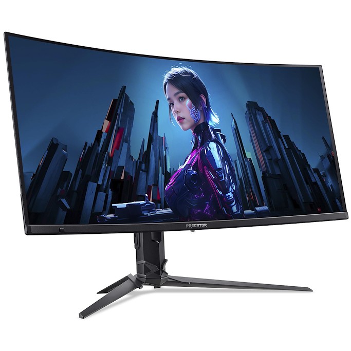 Monitor ACER Predator UM.CXXEE.501 (34", 3440 x 1440, UltraWide Quad HD, QD-OLED, Crni)-1