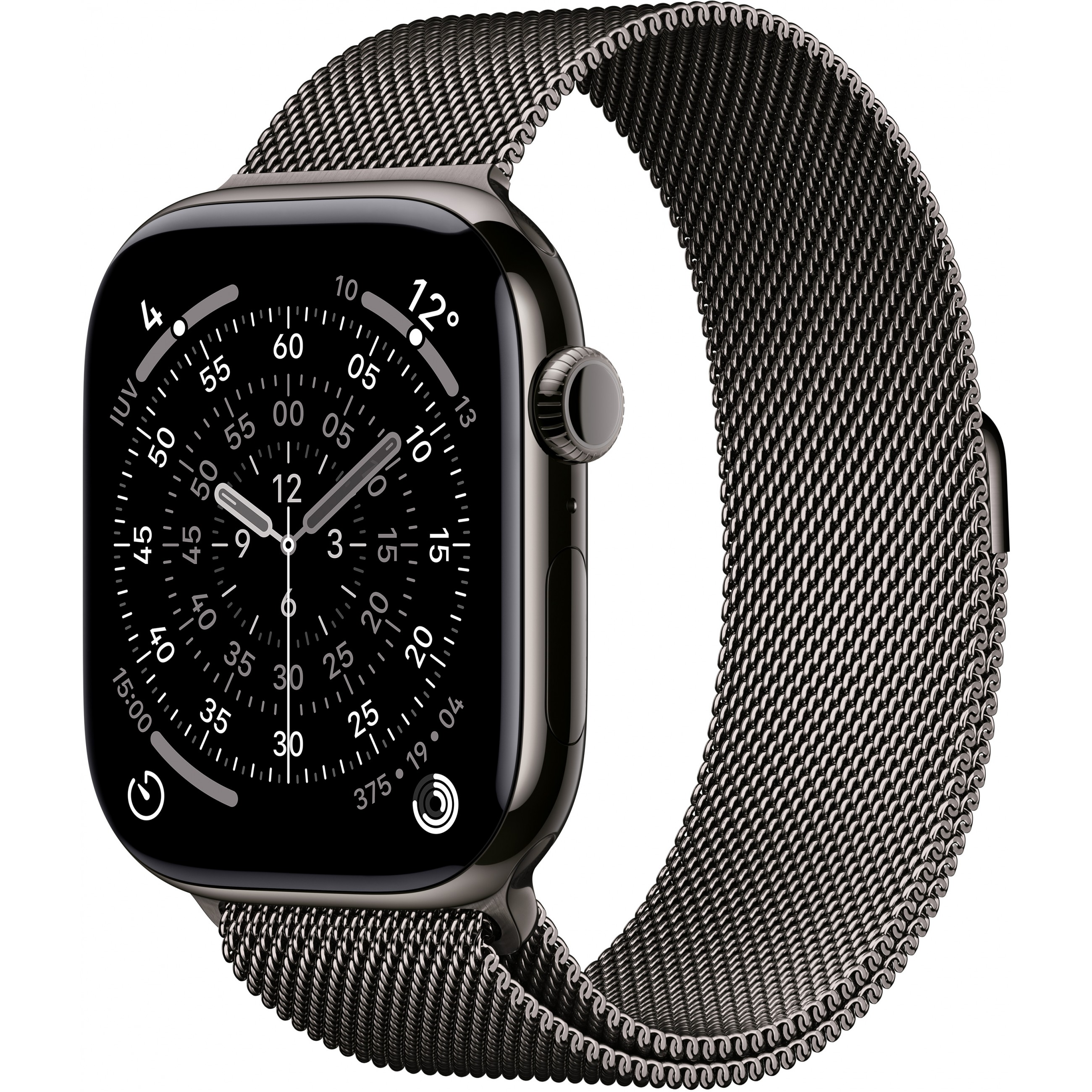 APPLE Watch Series 11 GPS + Cellular 46mm Slate Titanium Case with Slate Milanese Loop - S/M-0