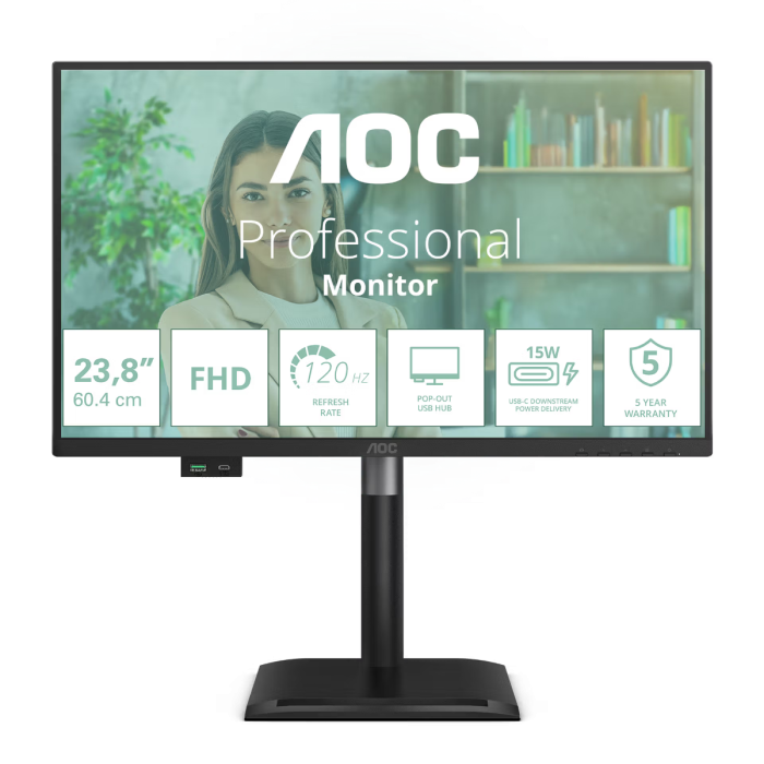 Monitor AOC 24P4U (23.8", 1920 x 1080, Full HD, crna)-22