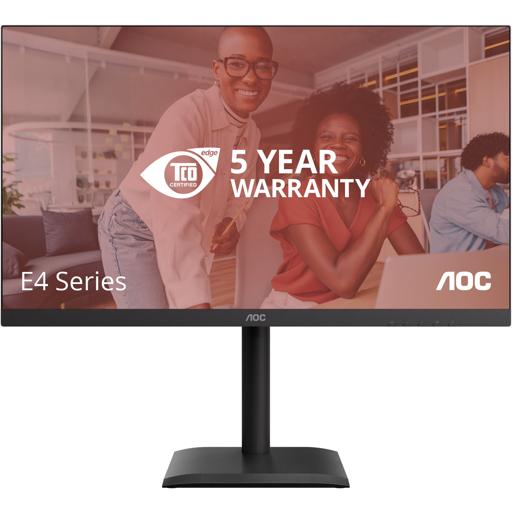 Monitor AOC U27E4CV (27", 4K Ultra HD, LED, 3840 x 2160 piksela, crna)-1