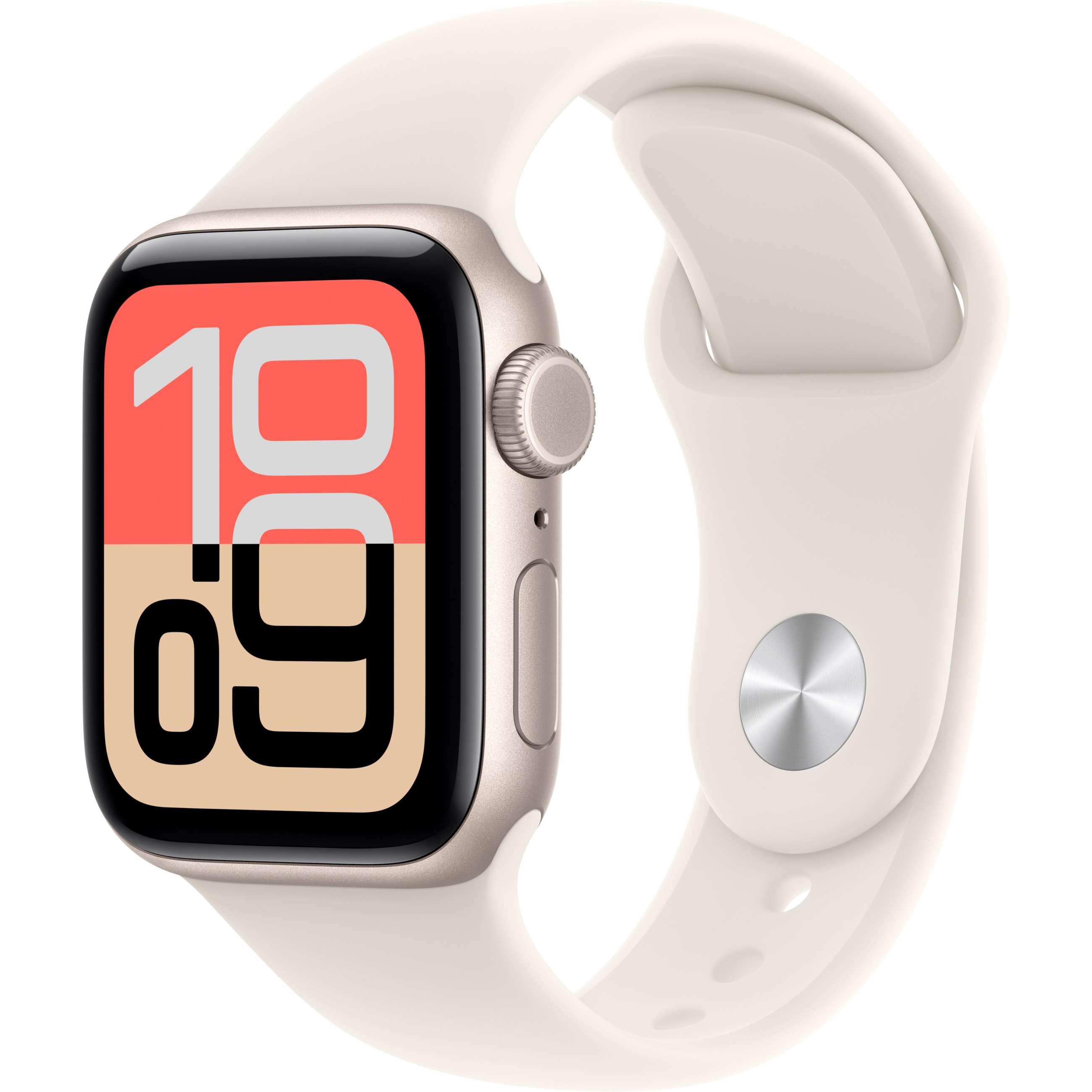 APPLE Watch SE (3. generacija) SE 3 GPS + Cellular 40mm Starlight Aluminium Case with Starlight Sport Band - M/L