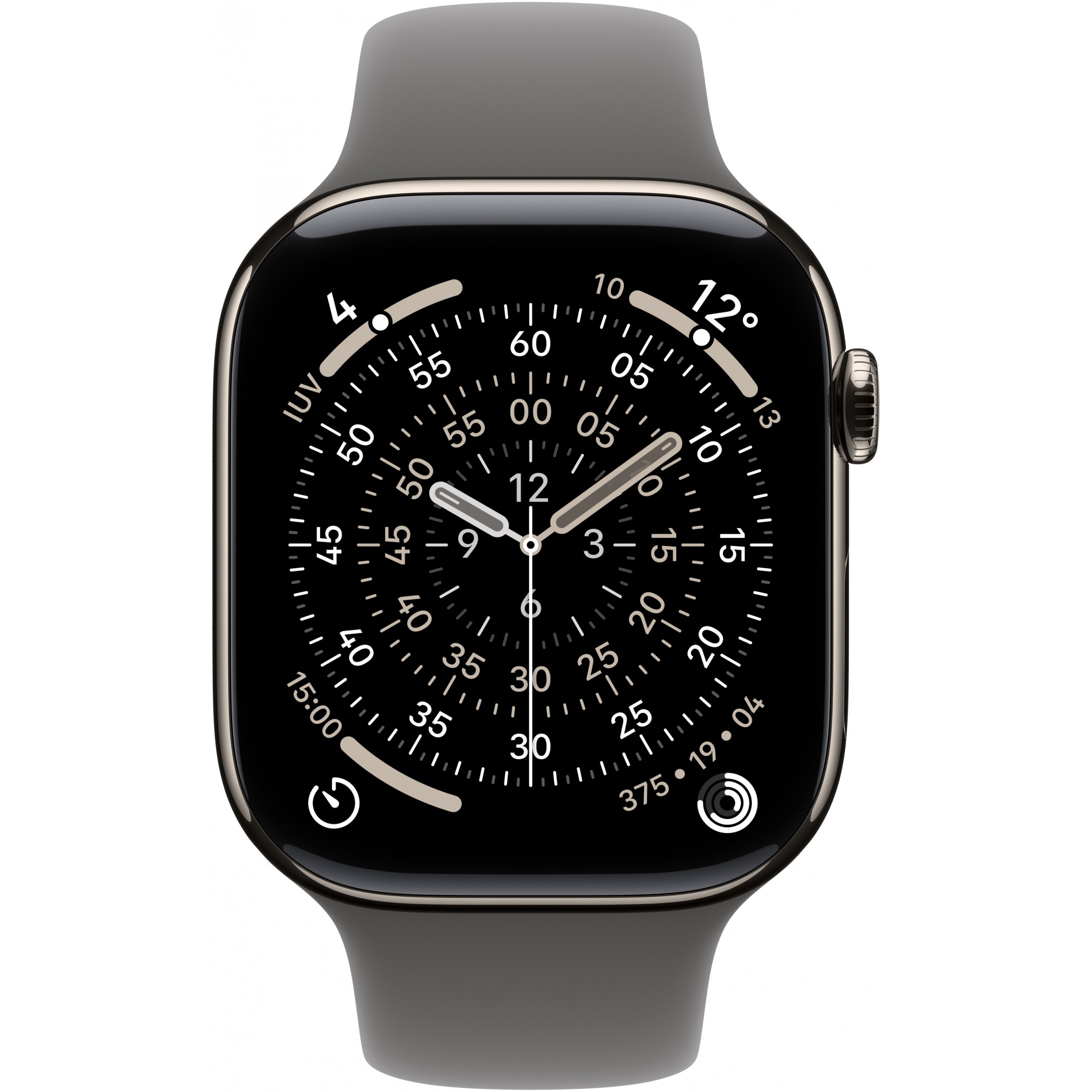 APPLE Watch Series 11 GPS + Cellular 46mm Natural Titanium Case with Stone Grey Sport Band - S/M-1