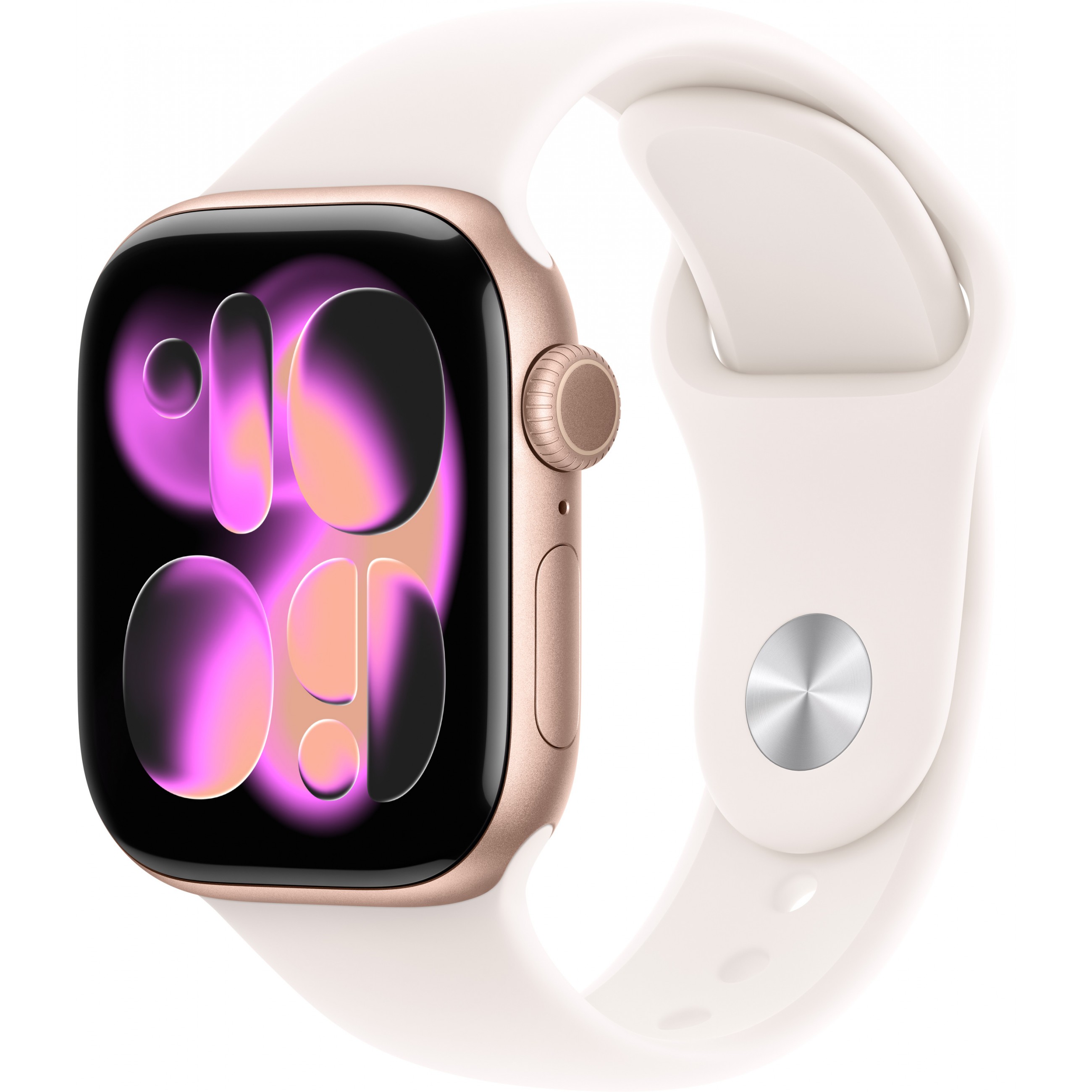 APPLE Watch Series 11 GPS + Cellular 42mm Rose Gold Aluminium Case with Light Blush Sport Band - M/L-0