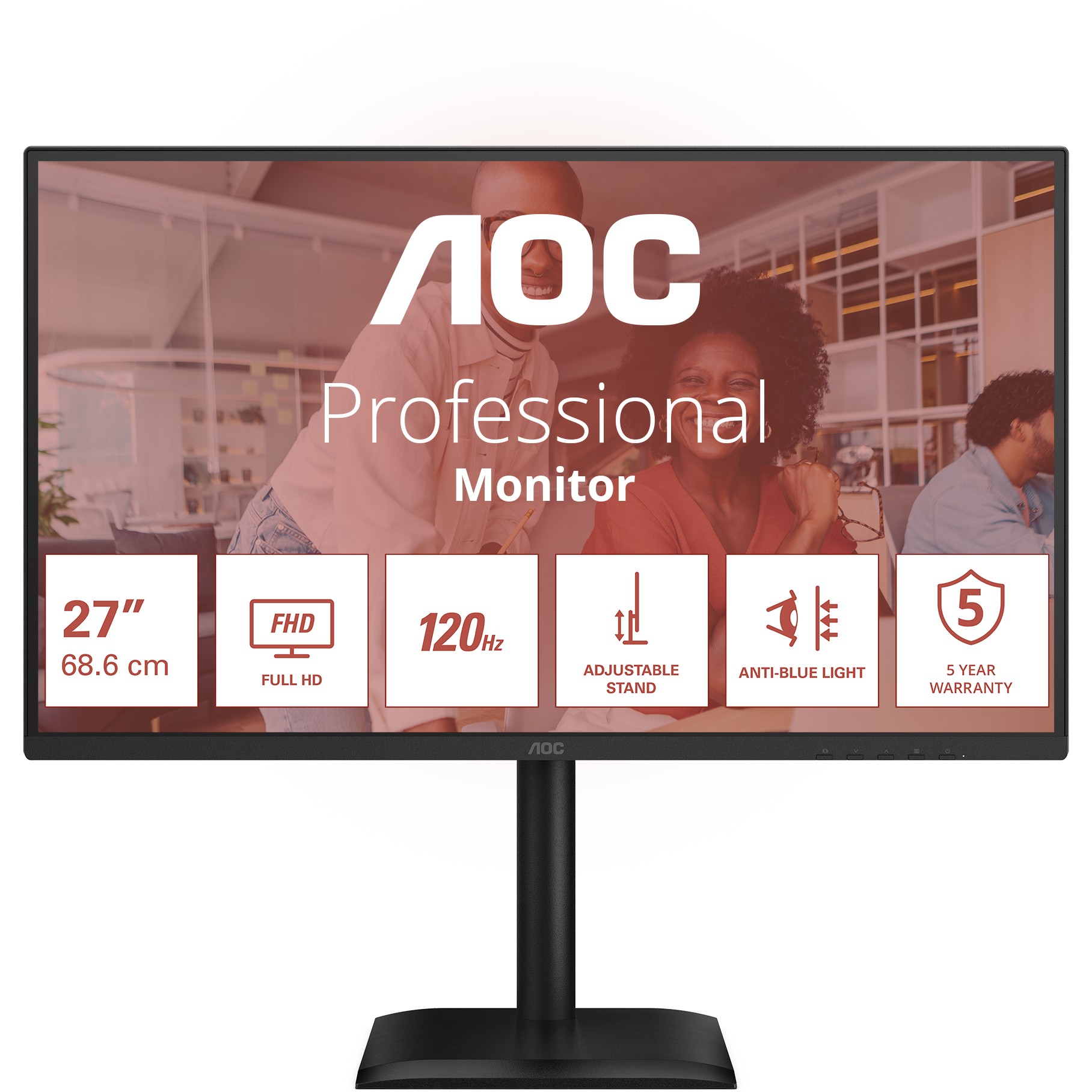 Monitor AOC 27E4CV (27", 1920 x 1080, Full HD, LED, crni)