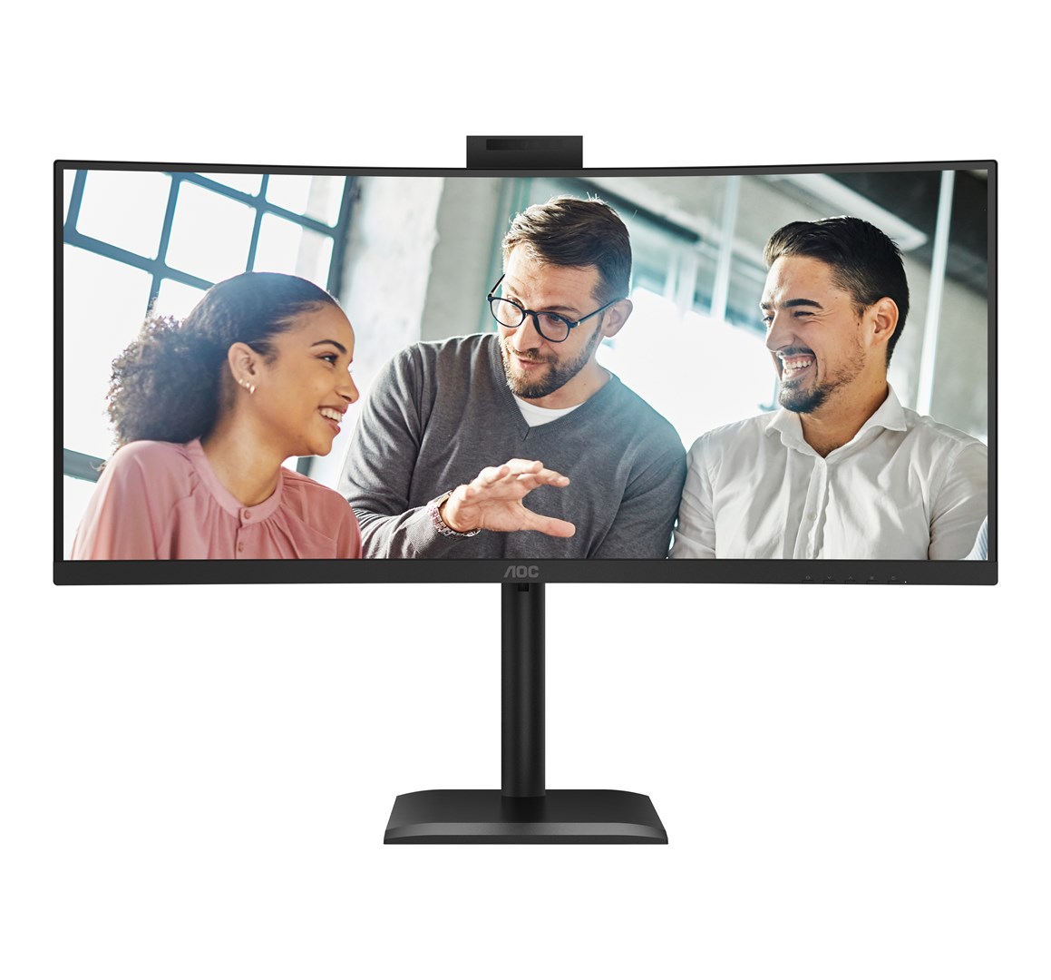 Monitor AOC CU34E4CW (34", 3440 x 1440, UltraWide Quad HD, LED, crni)-5