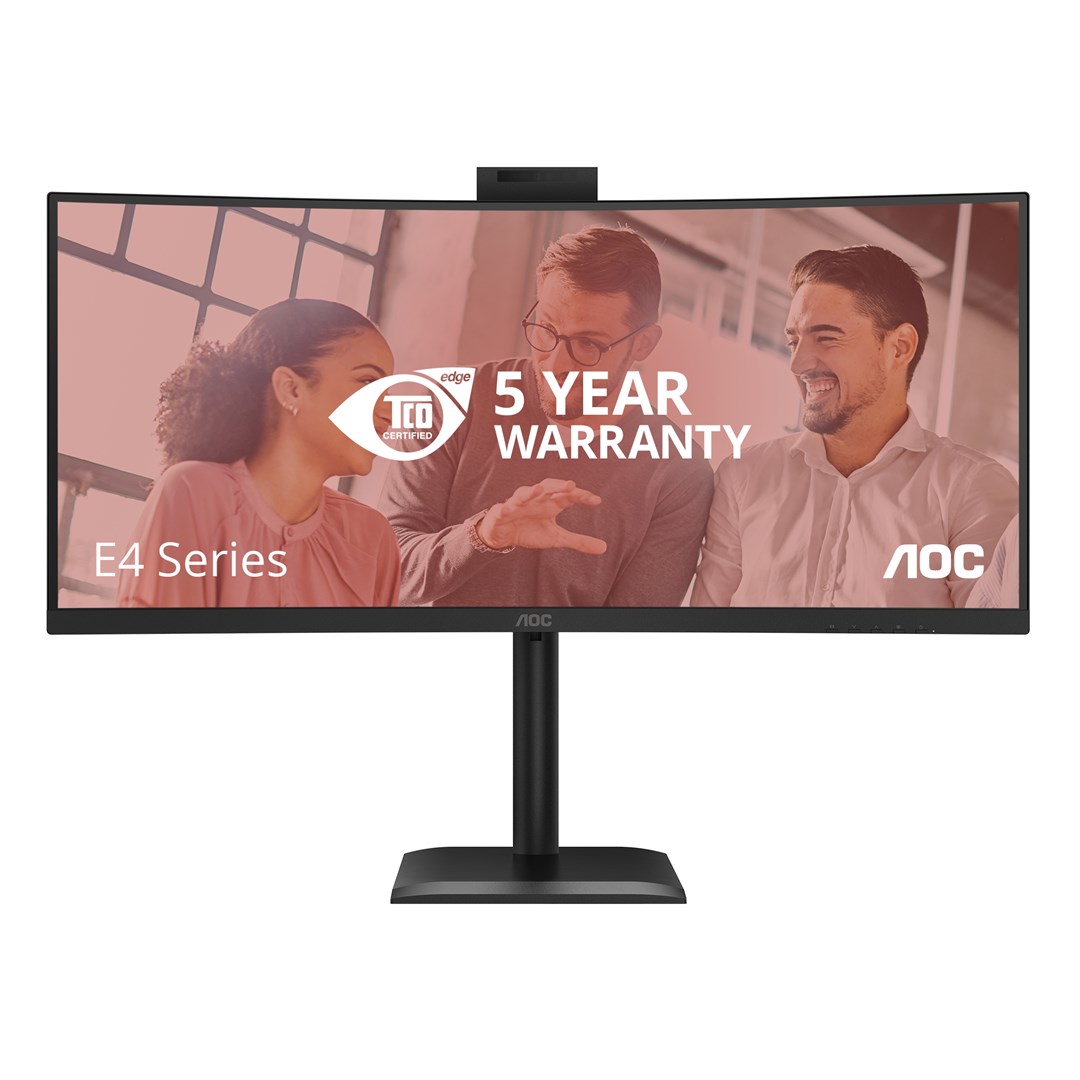 Monitor AOC CU34E4CW (34", 3440 x 1440, UltraWide Quad HD, LED, crni)-1