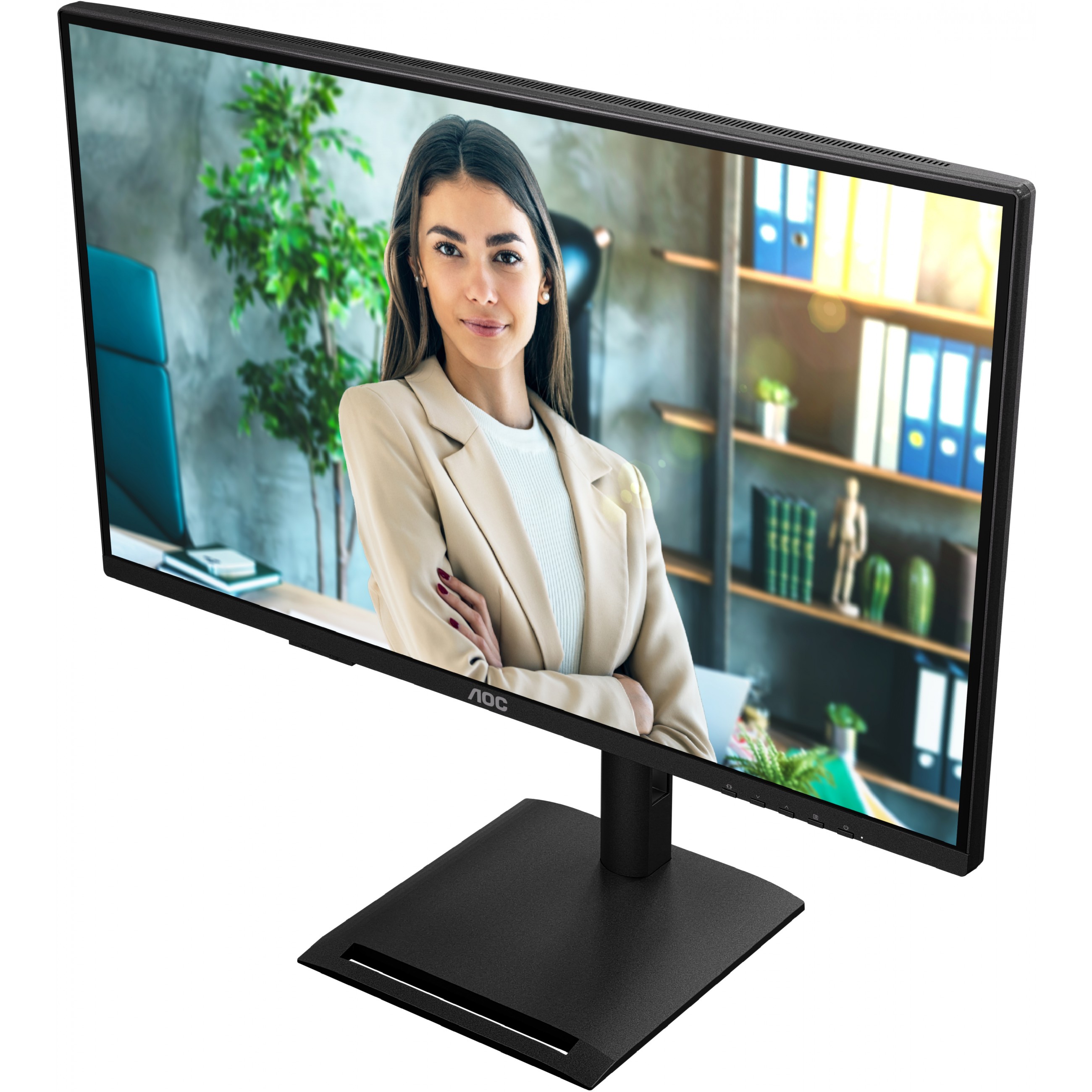 Monitor AOC Q27P4U (27", 2560 x 1440 pixels, Wide Quad HD, Black)-2