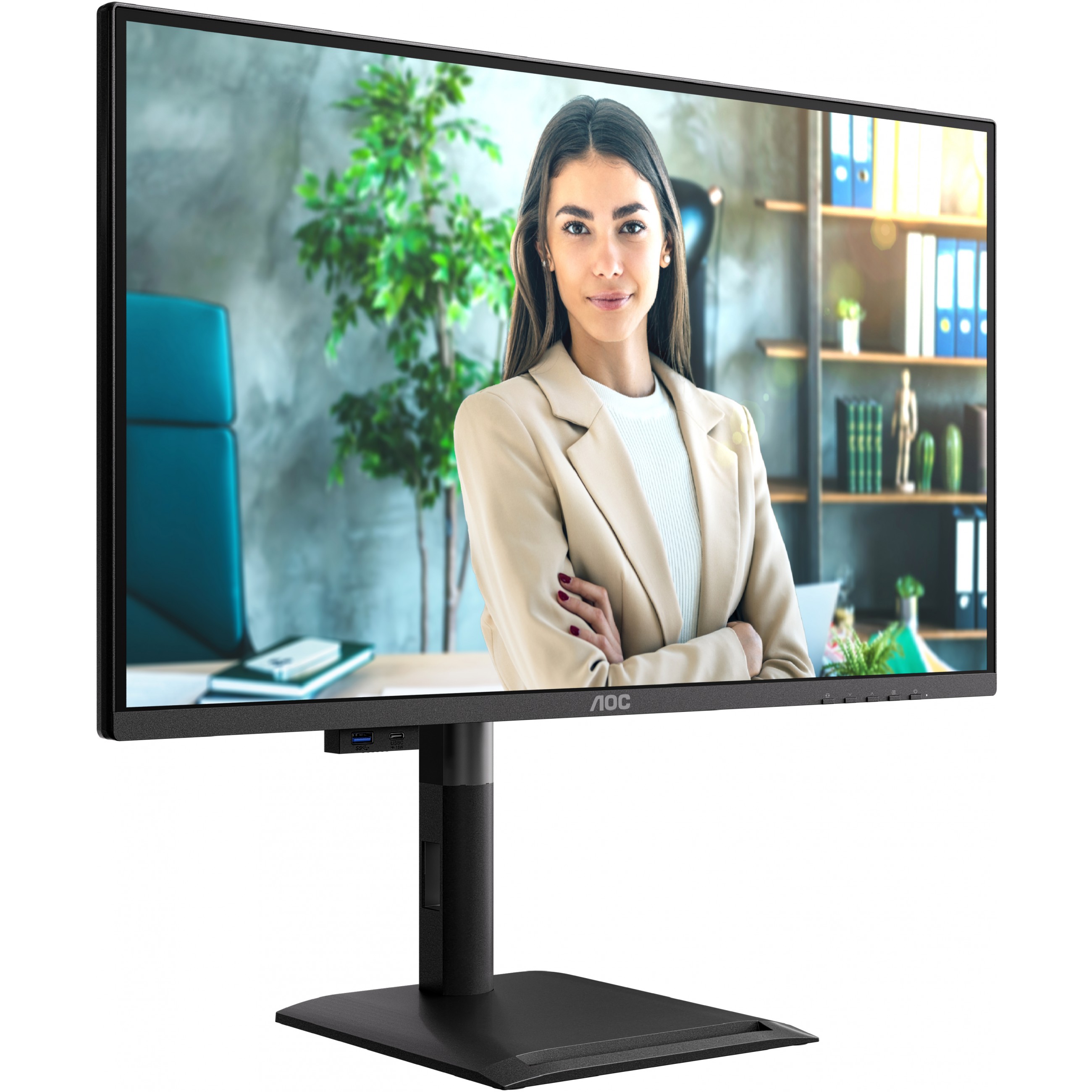 Monitor AOC Q27P4U (27", 2560 x 1440 pixels, Wide Quad HD, Black)-11