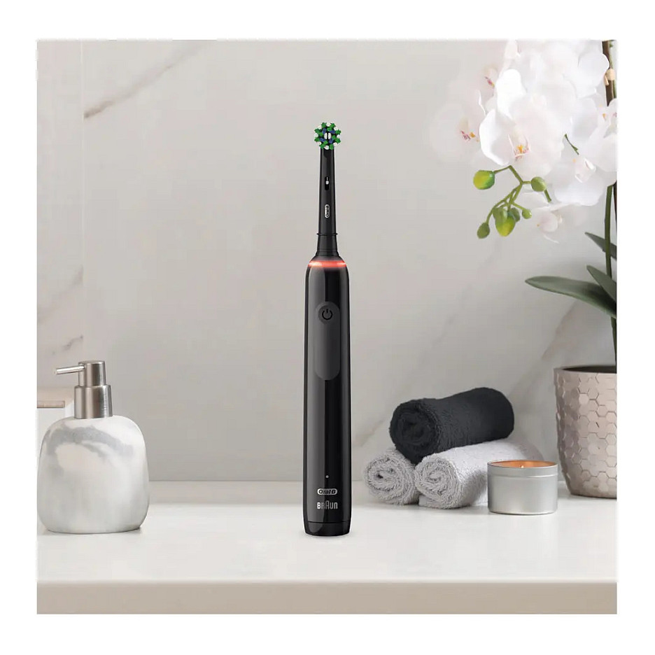 Oral-B Pro 3 3500 Adult Rotating toothbrush Black-1
