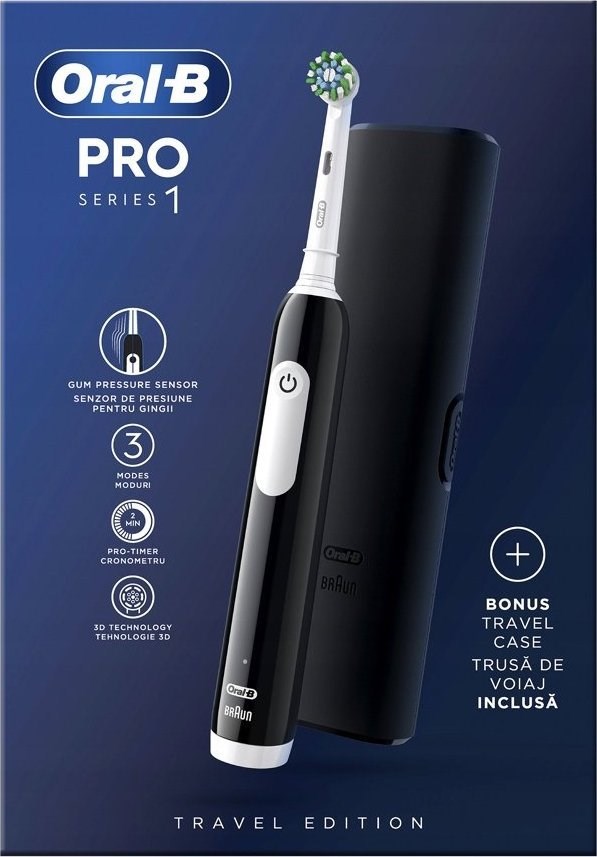 Zubna četkica BRAUN Oral-B PRO Series 1 Adult Rotating-oscillating toothbrush crna boja-3