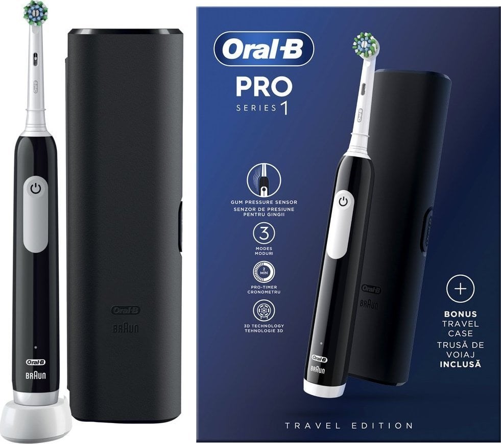 Zubna četkica BRAUN Oral-B PRO Series 1 Adult Rotating-oscillating toothbrush crna boja-1