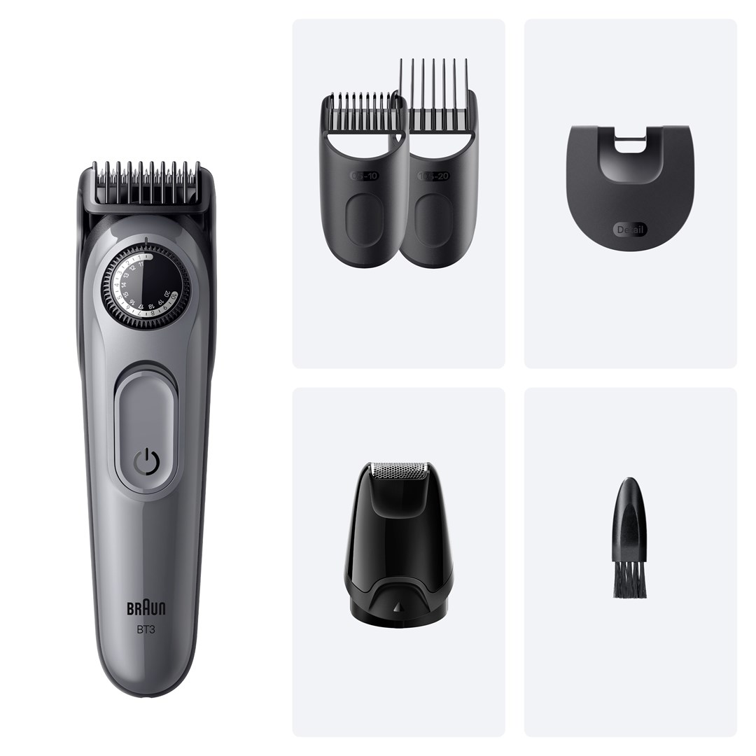 Beard trimmer BRAUN BeardTrimmer 3 80789789 (AC/Battery, 20 dužina, 2 cm, crna boja)-1