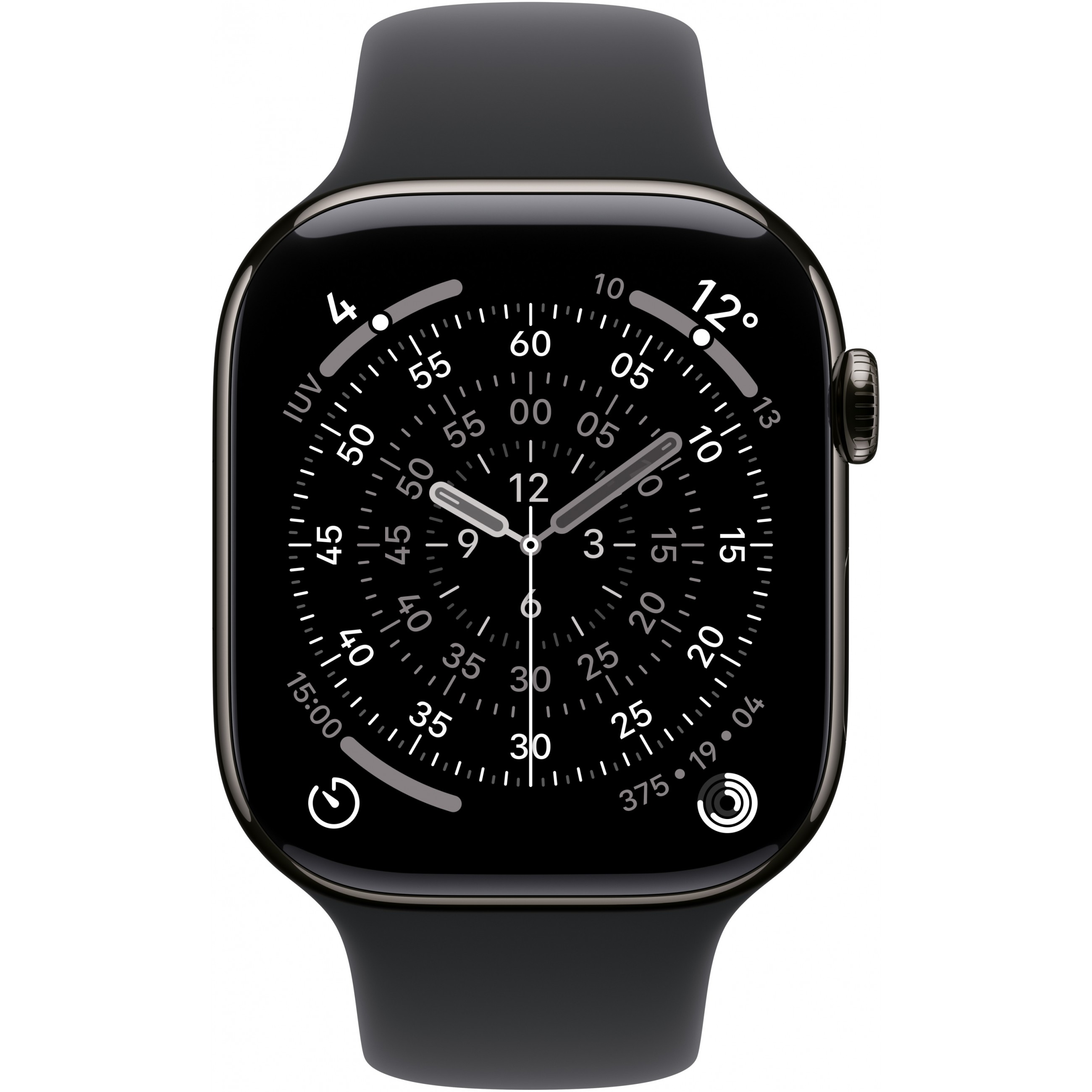APPLE Watch Series 11 GPS + Cellular 46mm Slate Titanium Case with Black Sport Band - M/L-1