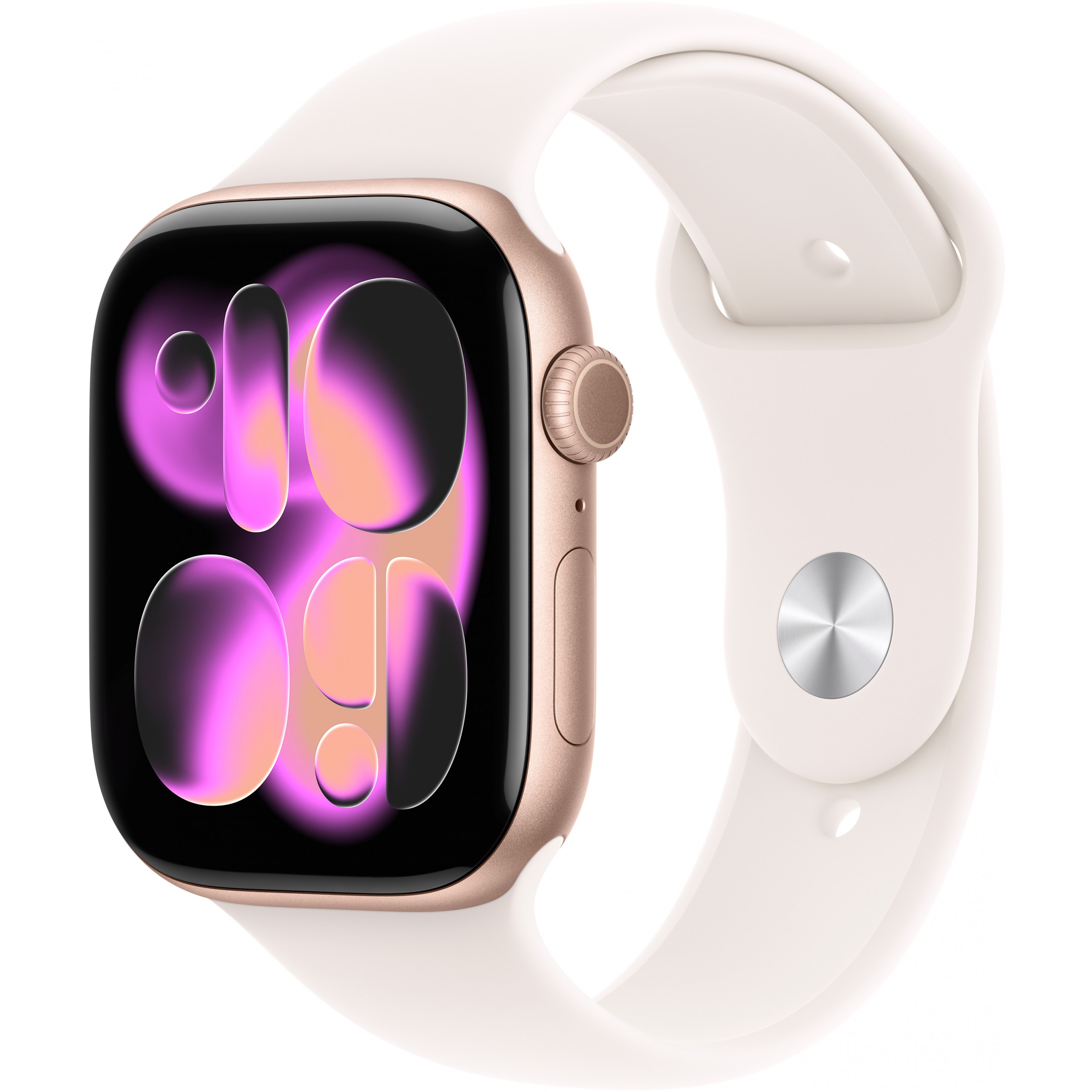 APPLE Watch Series 11 GPS 46mm Rose Gold Aluminium Case with Light Blush Sport Band - M/L