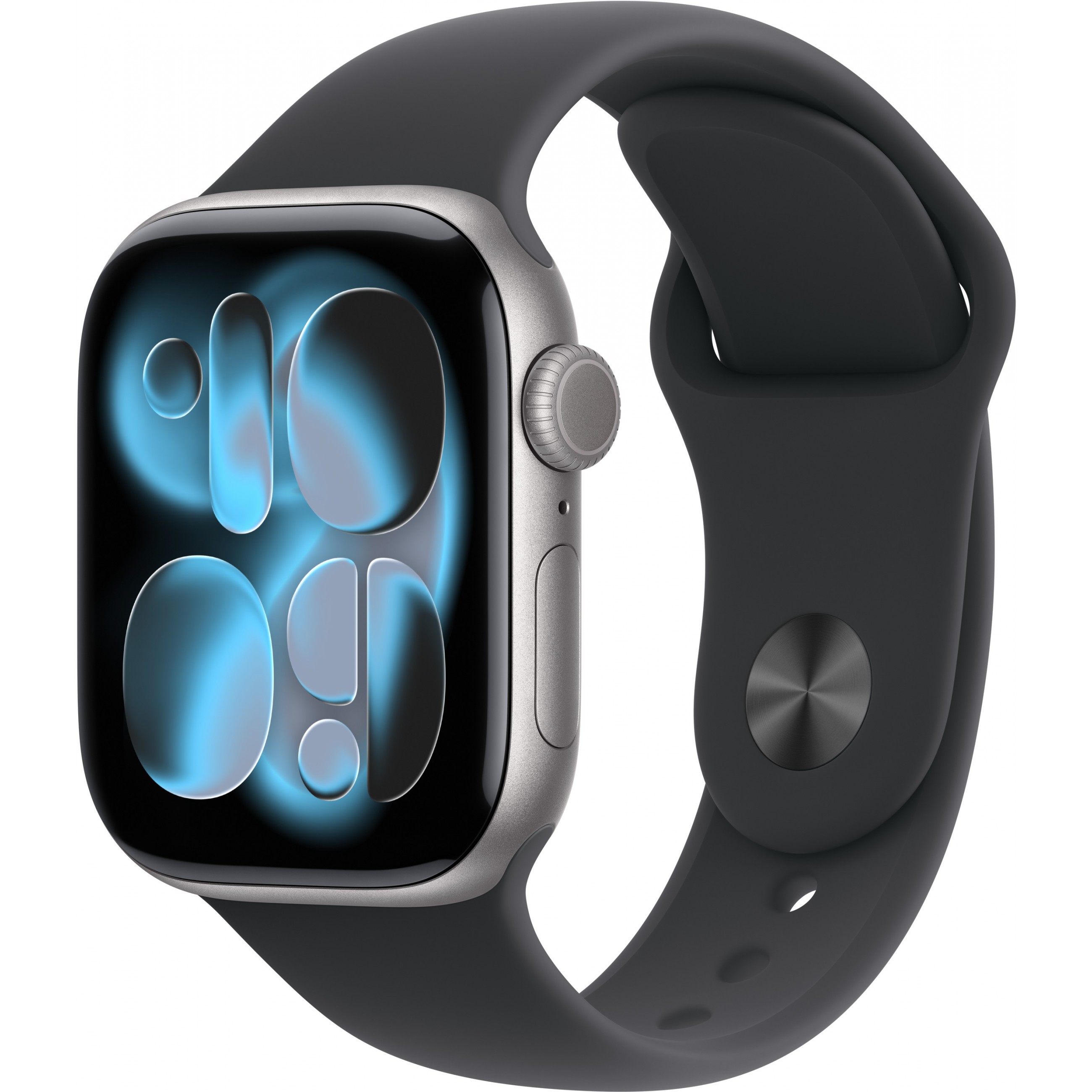 Apple Watch APPLE Series 11 GPS + Cellular 42mm (Space Grey Aluminium Case, Black Sport Band - S/M)-0