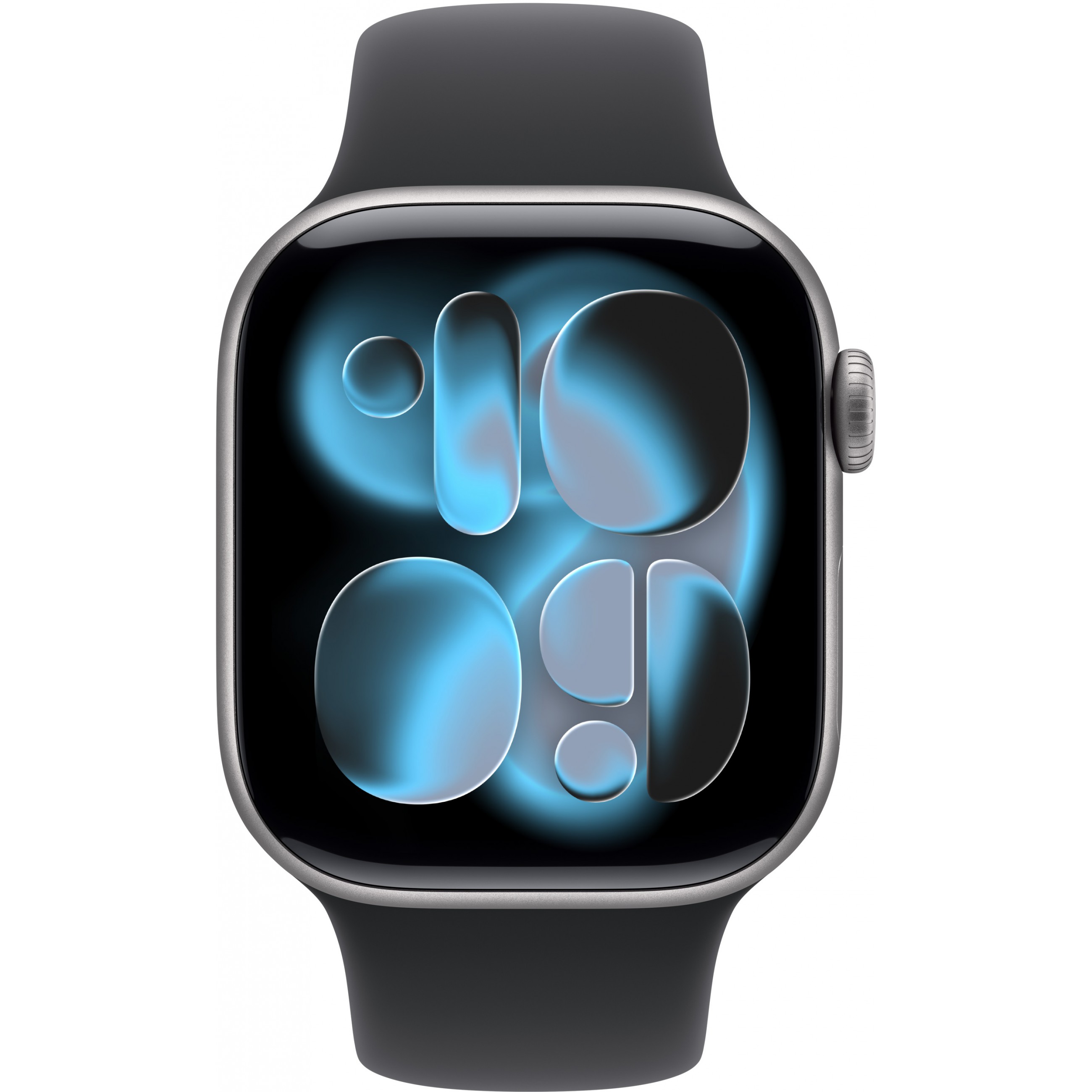 Apple Watch APPLE Series 11 GPS + Cellular 42mm (Space Grey Aluminium Case, Black Sport Band - S/M)-1