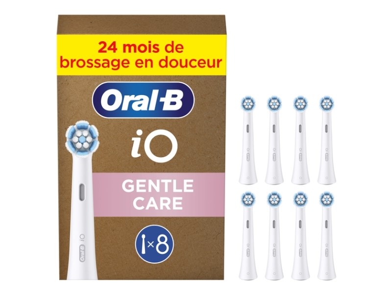 Zamjenske četkice Braun Oral-B iO Gentle Cleaning (8 komada, clip-on)-0