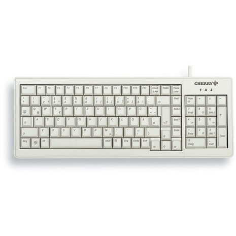 Tipkovnica CHERRY G84-5200 (DE, svijetlo siva) – internacionalna non HR tipkovnica