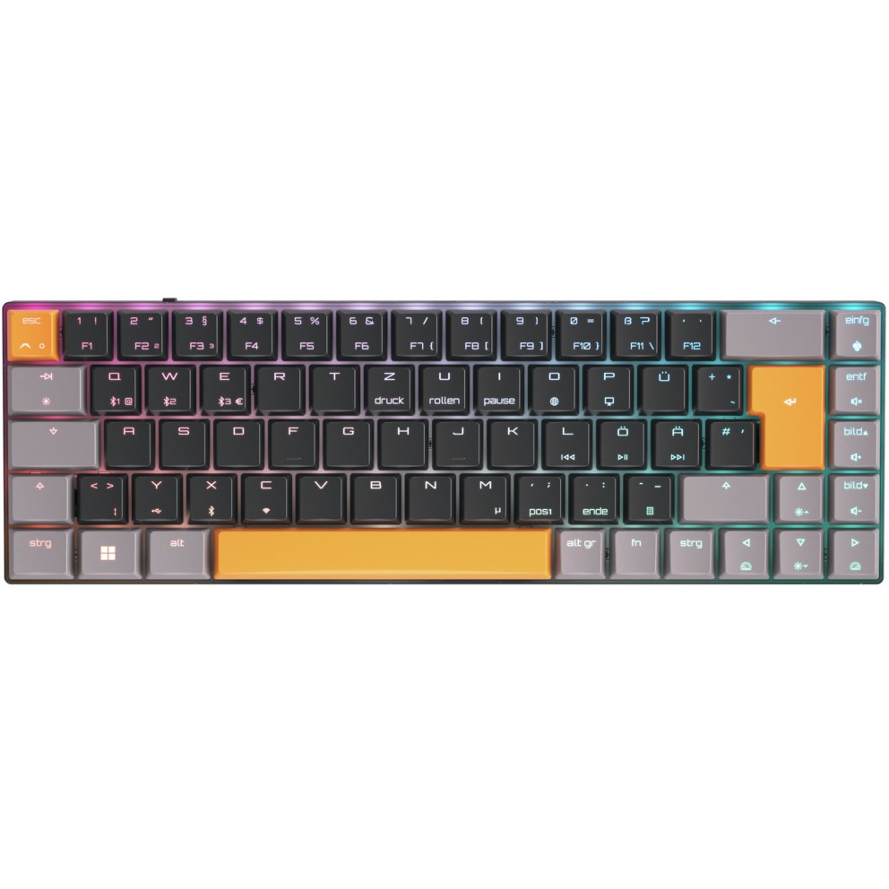 Tipkovnica CHERRY TAS MX-LP 2.1 (DE, crna) – internacionalna non HR tipkovnica