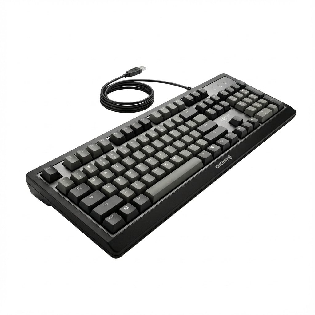 Tipkovnica CHERRY KC 500 Wired Mechanic MX LP 2.0 Ivory EN – internacionalna non HR tipkovnica