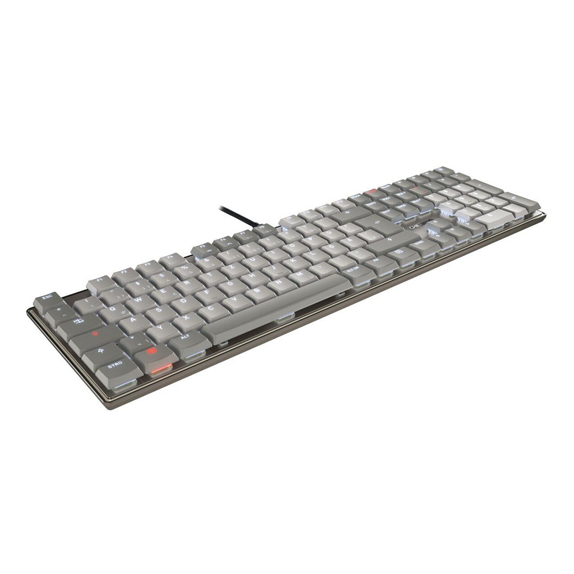 Tipkovnica CHERRY KC 500 Wired Mechanic MX LP 2.0 Ivory EN – internacionalna non HR tipkovnica-1