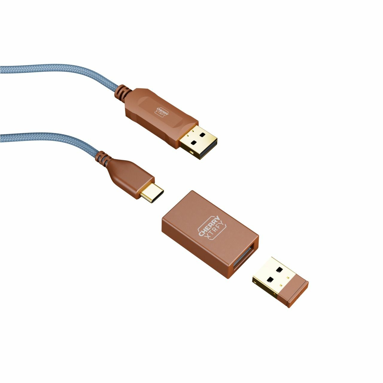 Bežični miš CHERRY XTRFY M68 plavi-7