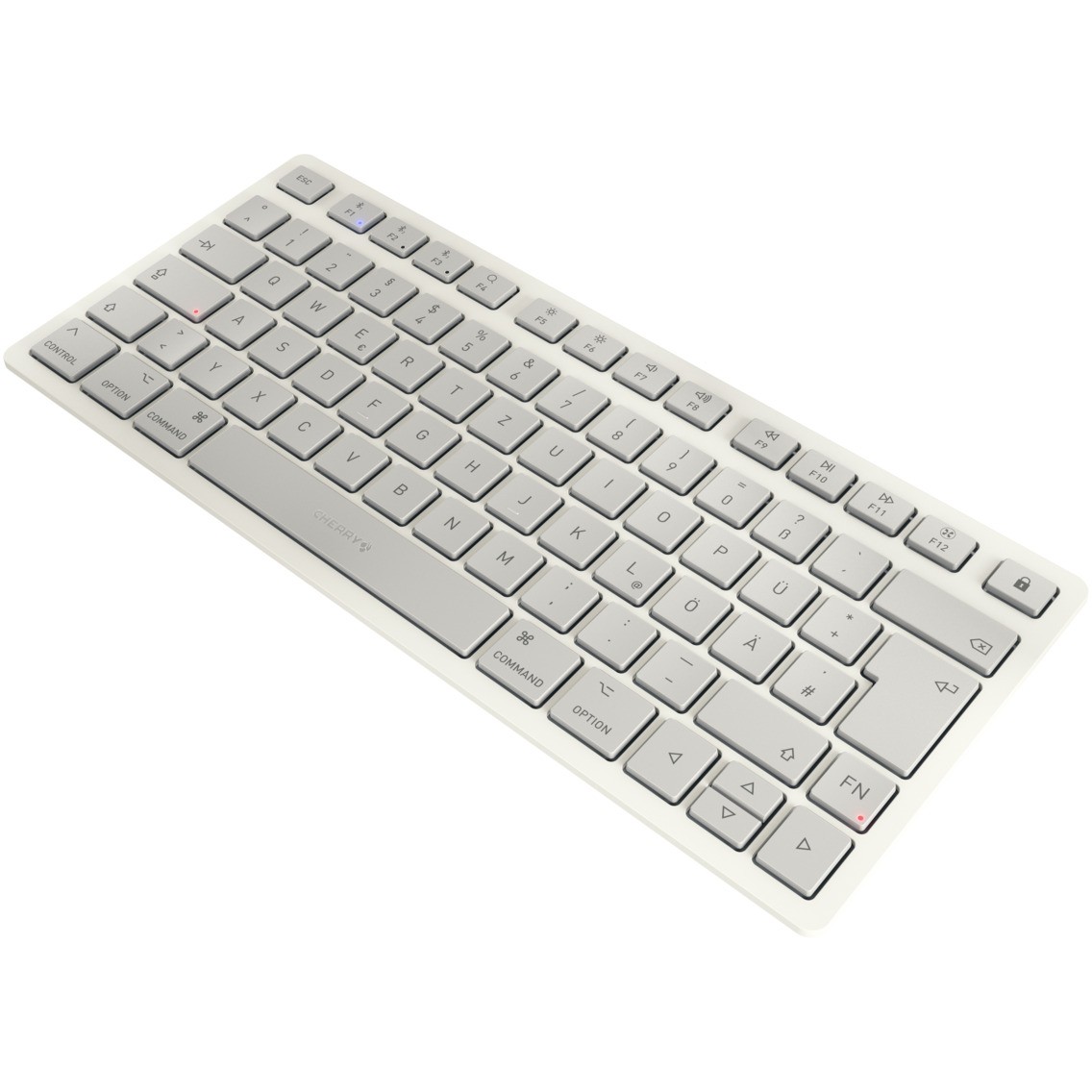 Tipkovnica CHERRY TAS KW 7100 Mini BT za Mac (Bluetooth, DE raspored tipki) – internacionalna non HR tipkovnica-1