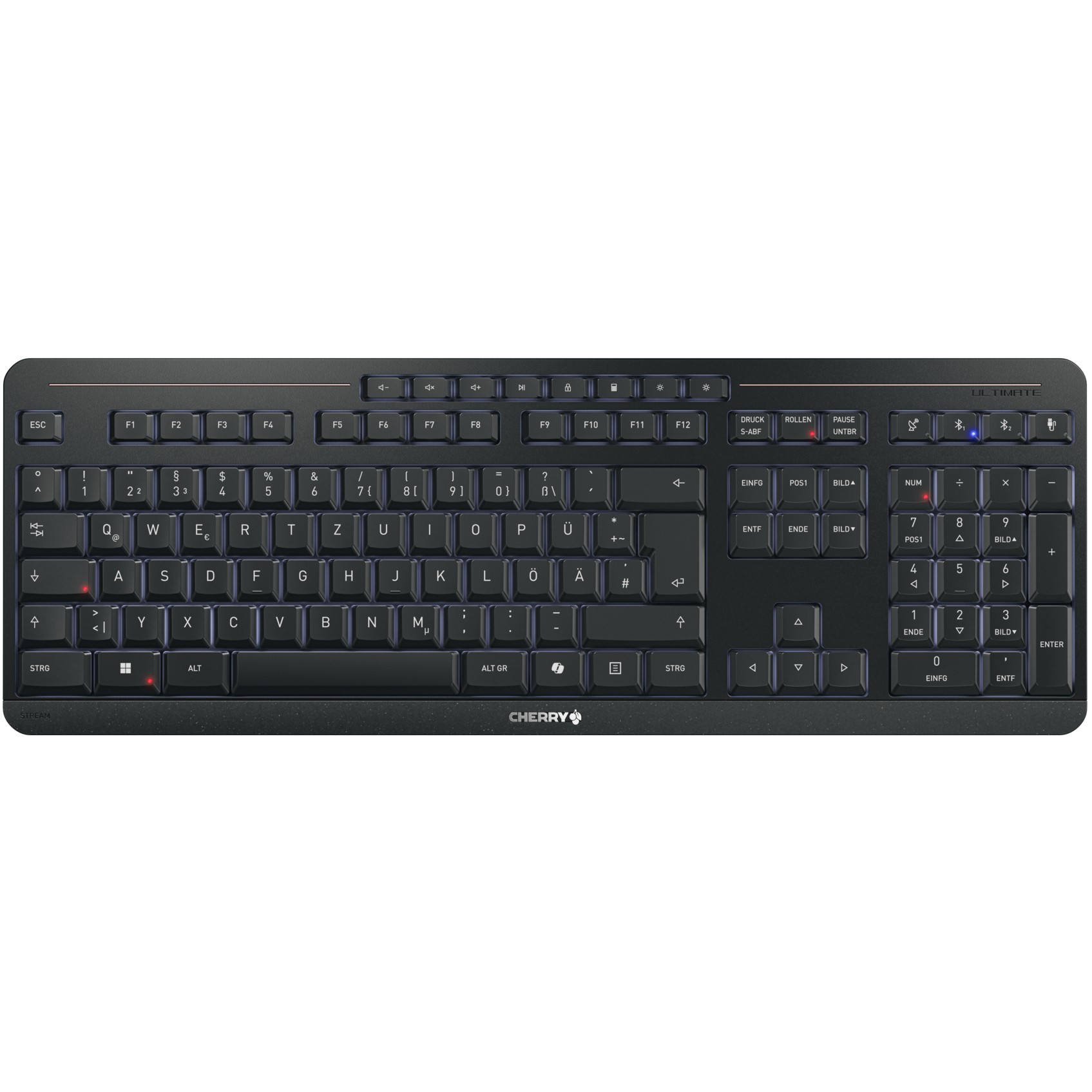 Tipkovnica CHERRY TAS STREAM KEYBOARD Ultimate DE crna – internacionalna non HR tipkovnica-0