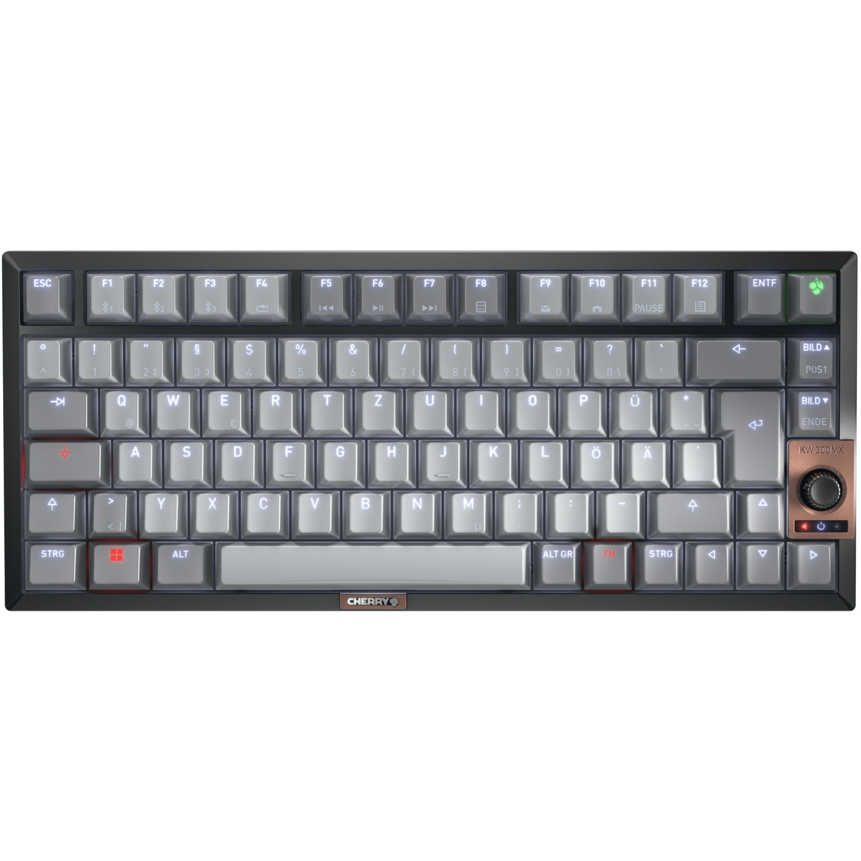 Tipkovnica CHERRY TAS bežični Keyboard MX 2A smeđa – internacionalna non HR tipkovnica-0