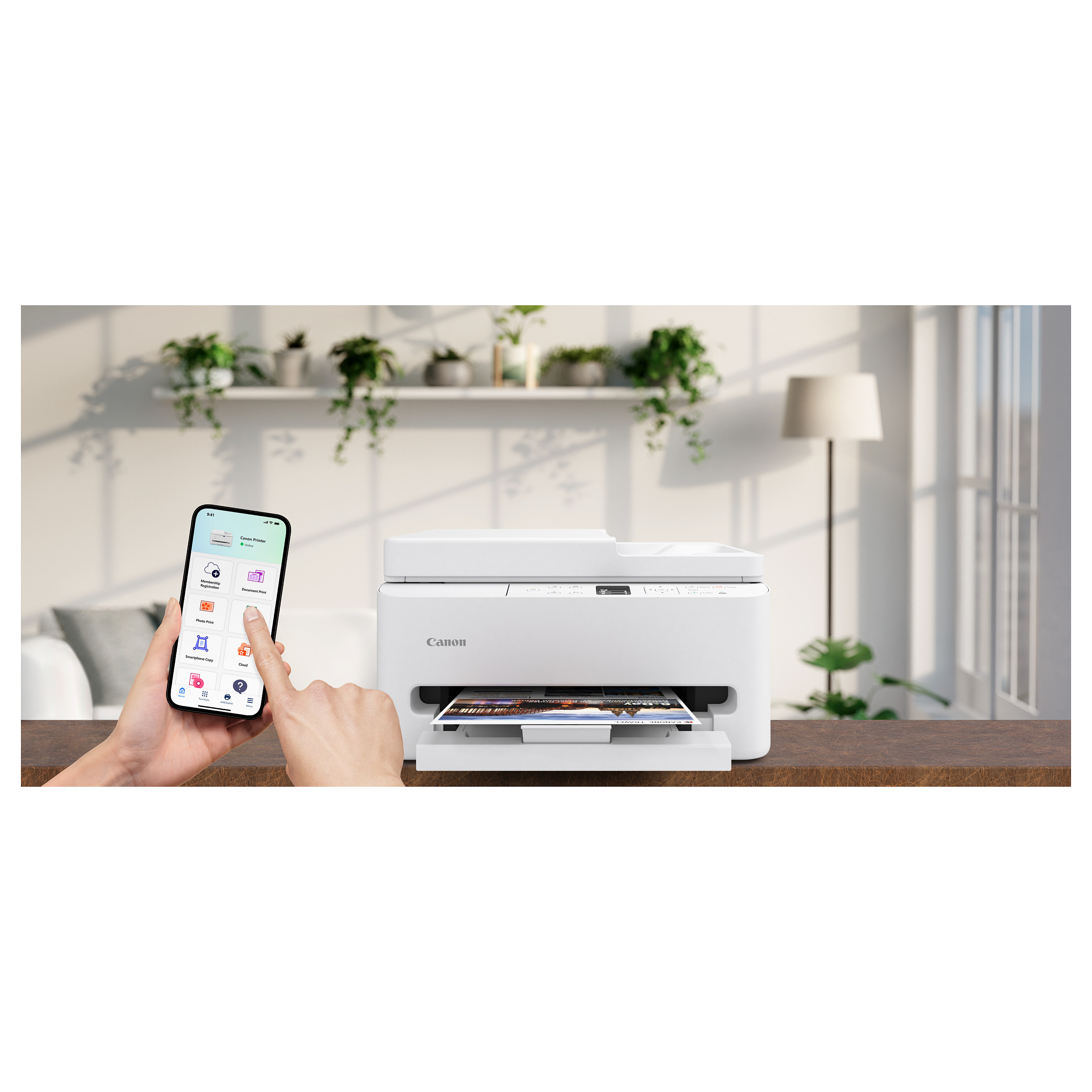 Pisač CANON PIXMA TS7550i (All-in-One, 3-u-1, bijeli)-6