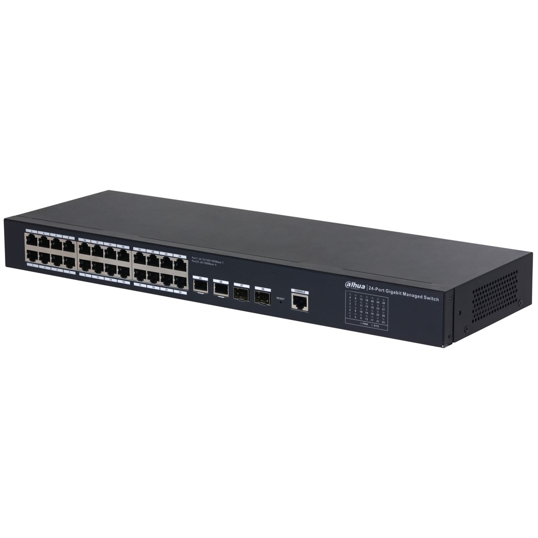 Mrežni switch DAHUA SG4028 (28-portni, L2 Managed, Gigabit, 24x SFP)-0