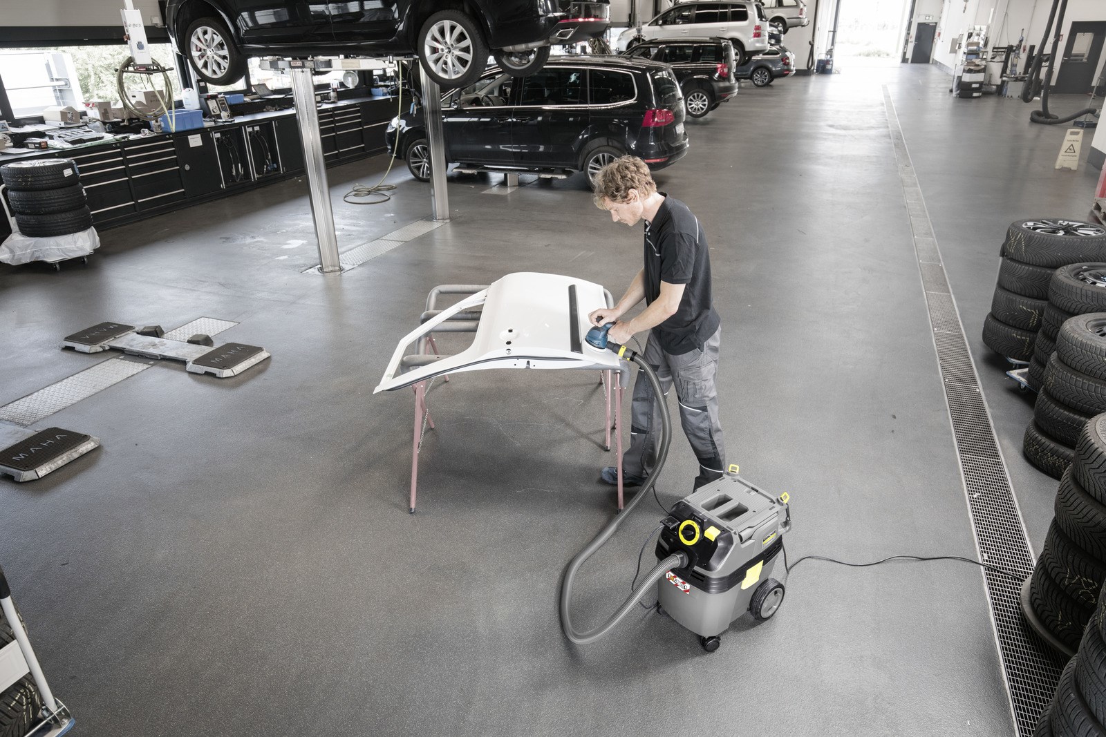 Usisavač KARCHER NT 30/1 Ap Te L (30 L, 1380 W, crna, siva, žuta)-2