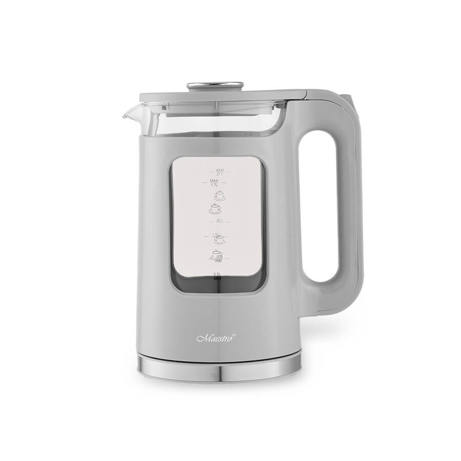 Električni čajnik MAESTRO MR-065 (1.7 L, 2200 W, siva boja)-0