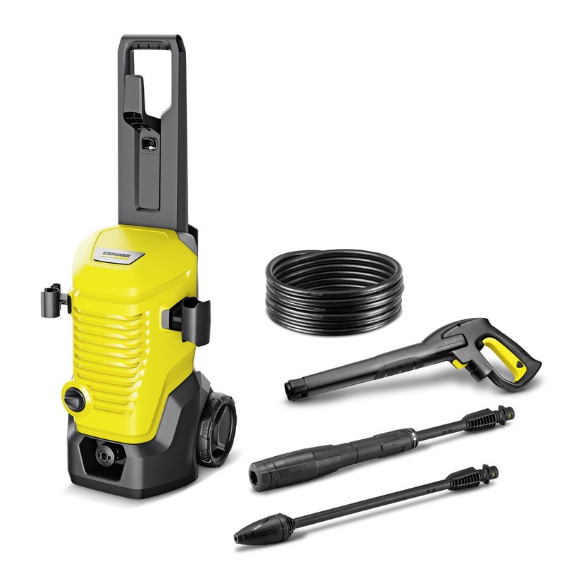 Perilica pod visokim tlakom KARCHER K 4 WCM (Električna, 420 l/h, 1800 W, Crna, Žuta)
