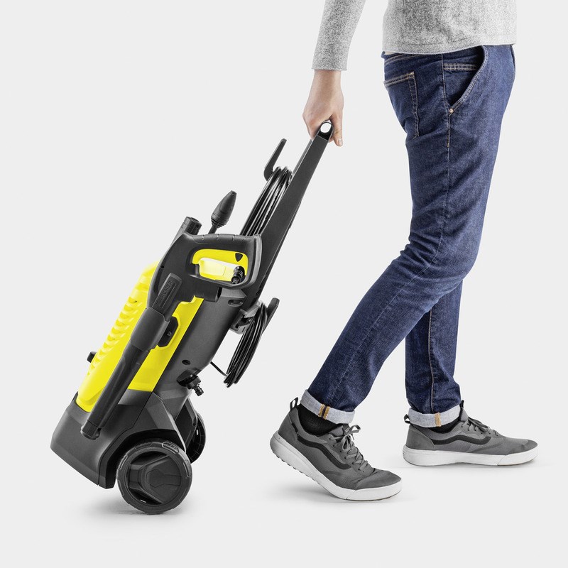 Perilica pod visokim tlakom KARCHER K 4 WCM (Električna, 420 l/h, 1800 W, Crna, Žuta)-2