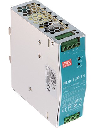 Industrijsko DIN napajanje MEAN WELL NDR-120-24 (24 V DC, 5 A, 120 W)-0