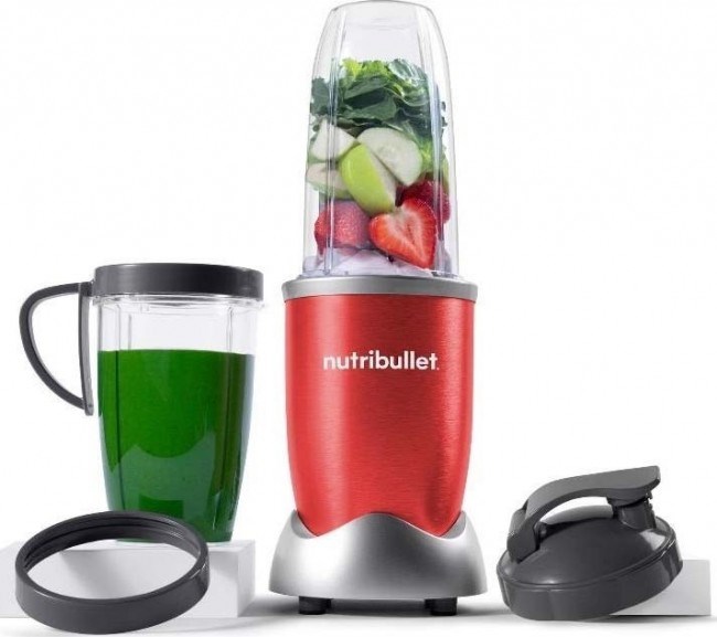 Blender NUTRIBULLET Pro 900 NB907R (900W, 900 ml, crveni)-0
