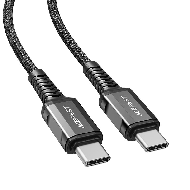 Kabel ACEFAST USB-C<>USB-C, Alumin. cable - BLACK-0
