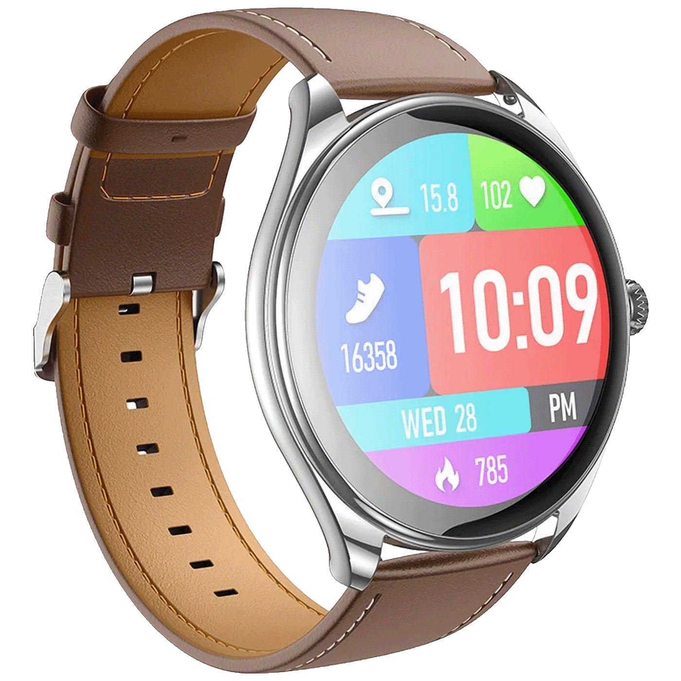 hoco. Pametni sat, 1.43" AMOLED, Bluetooth, IP67 - Y22 Silver-0