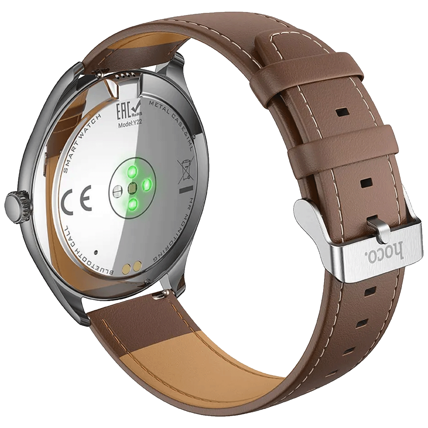 hoco. Pametni sat, 1.43" AMOLED, Bluetooth, IP67 - Y22 Silver-1