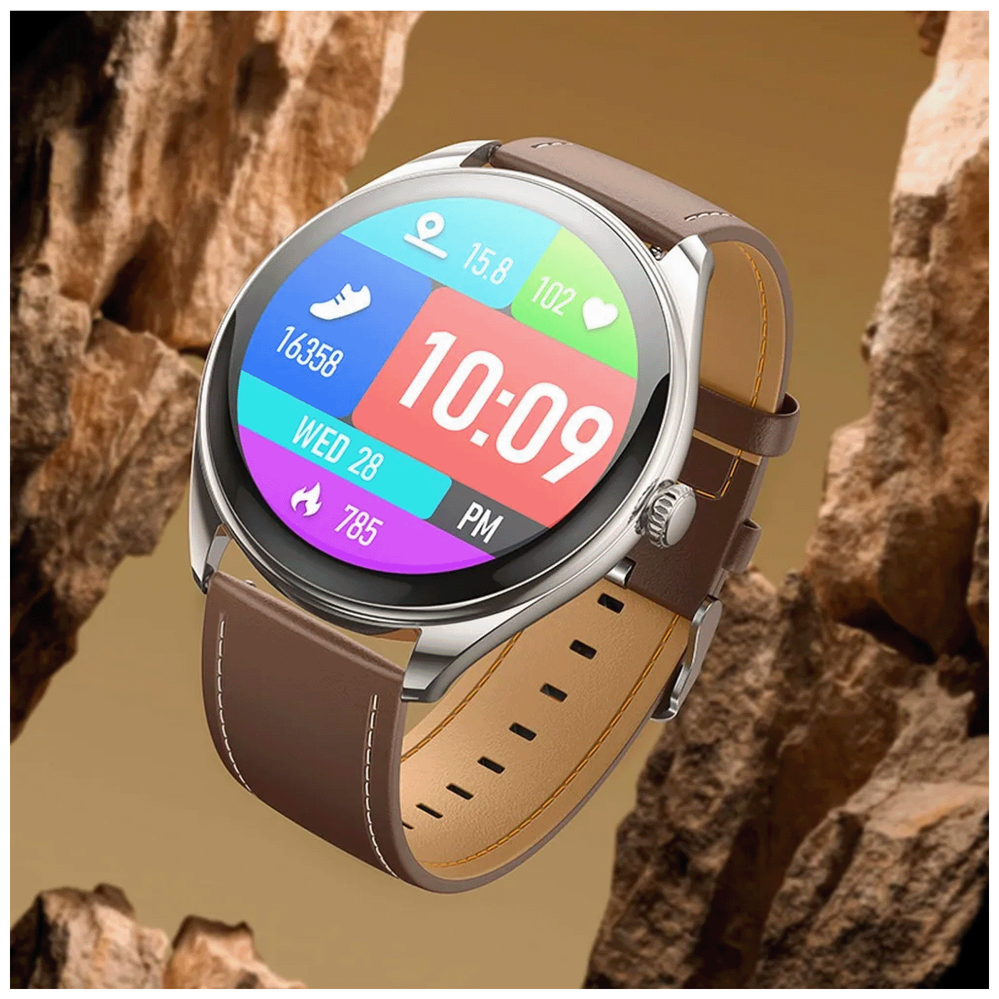 hoco. Pametni sat, 1.43" AMOLED, Bluetooth, IP67 - Y22 Silver-4
