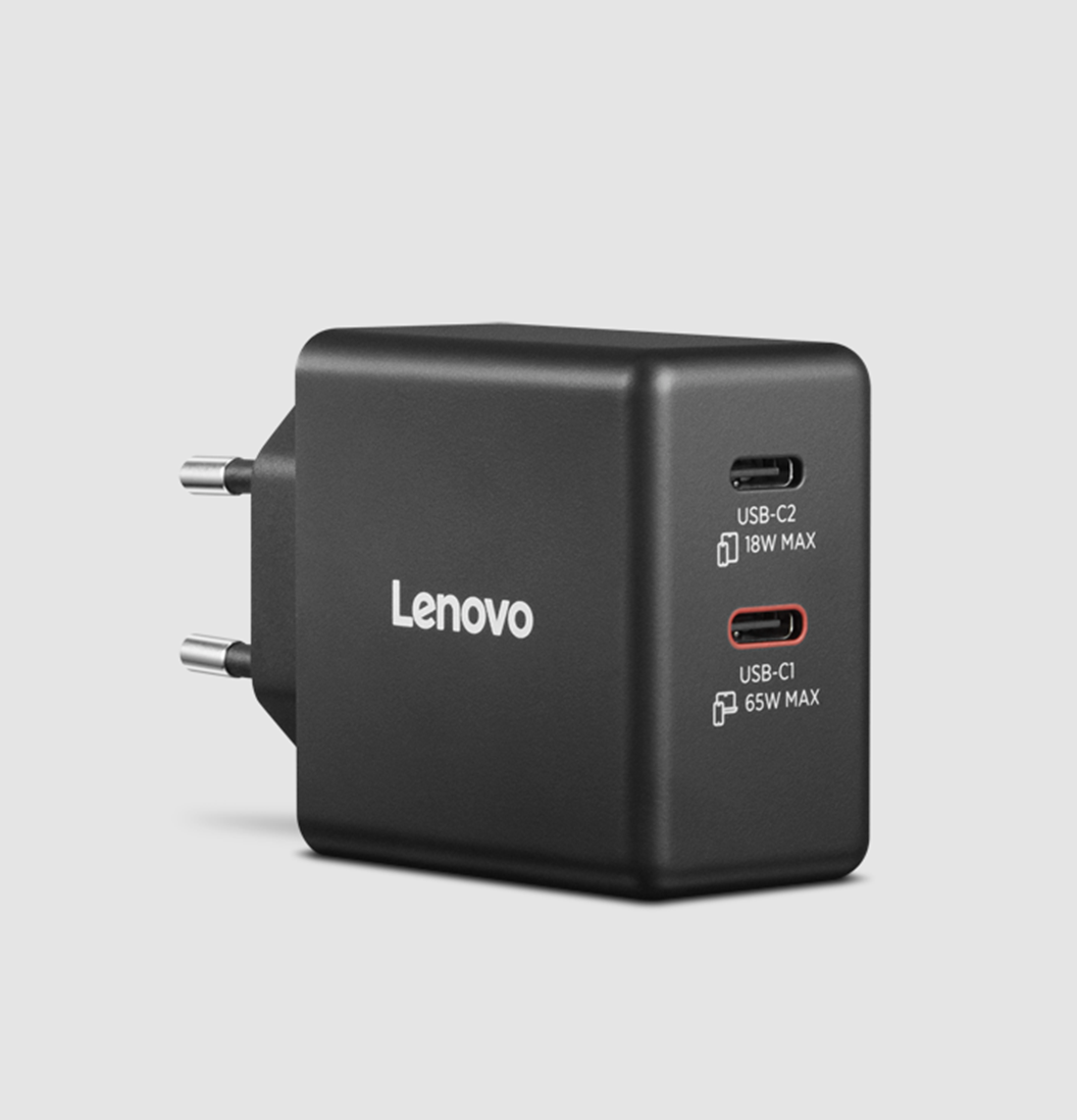 Adapter LENOVO NOT DOD LN Dual USB-C 65W GaN punjač-1