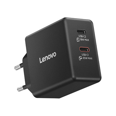 Adapter LENOVO NOT DOD LN Dual USB-C 65W GaN punjač-3