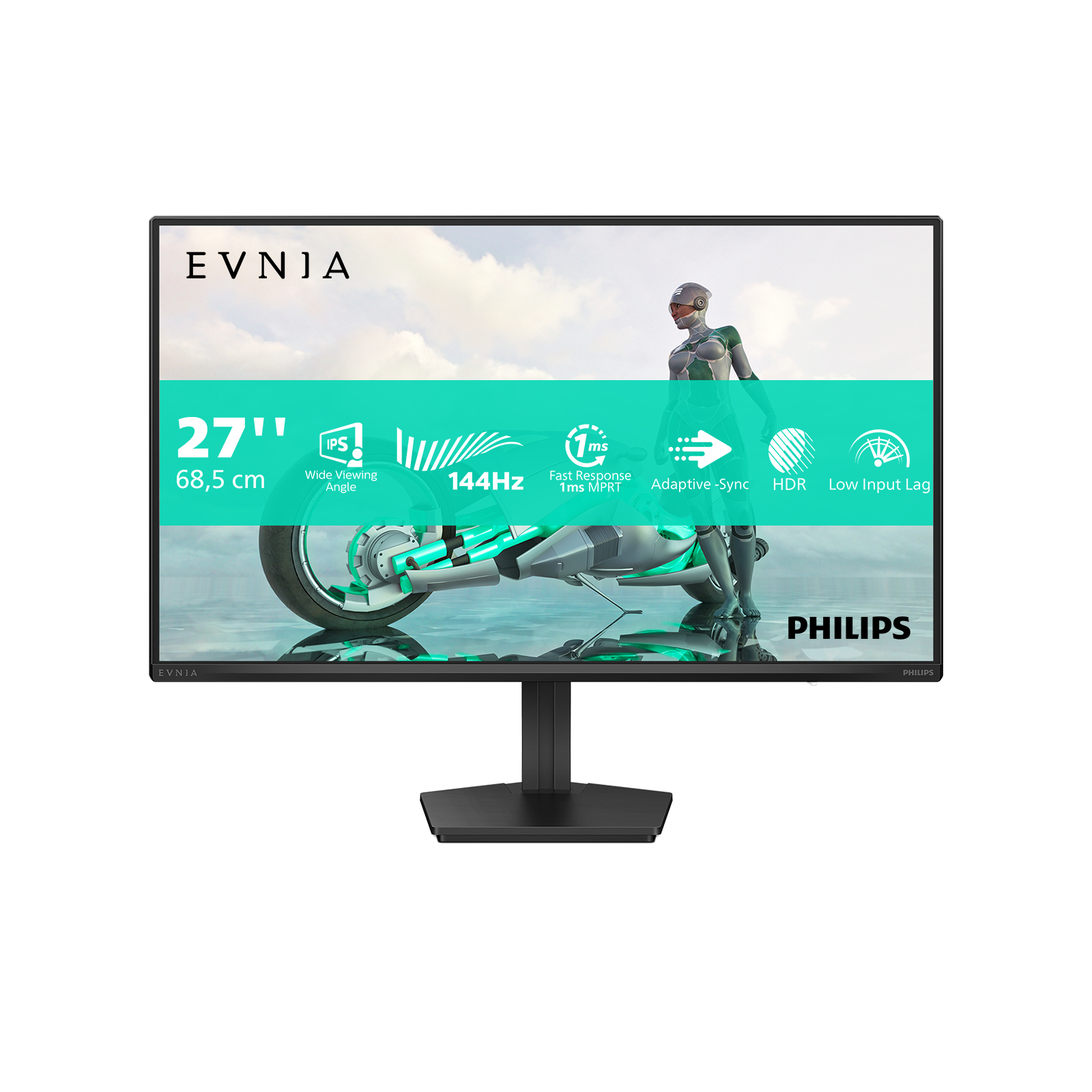 Monitor PHILIPS IPS 27", 27M2N3200NF, HDMI, DP, 144Hz-6