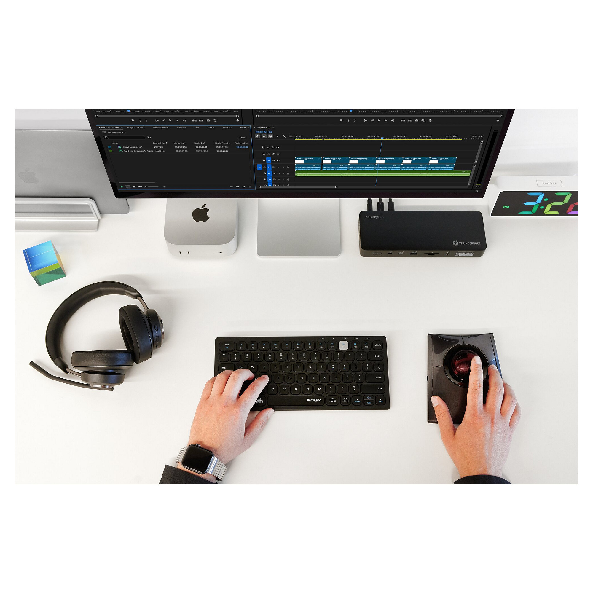 Docking Station KENSINGTON SD5920T EQ (USB4/Thunderbolt 4, 2 x HDMI, 3 x DP, 2 x Thunderbolt 4, 1GbE, 2.5GbE, 149.1 Watt)-8