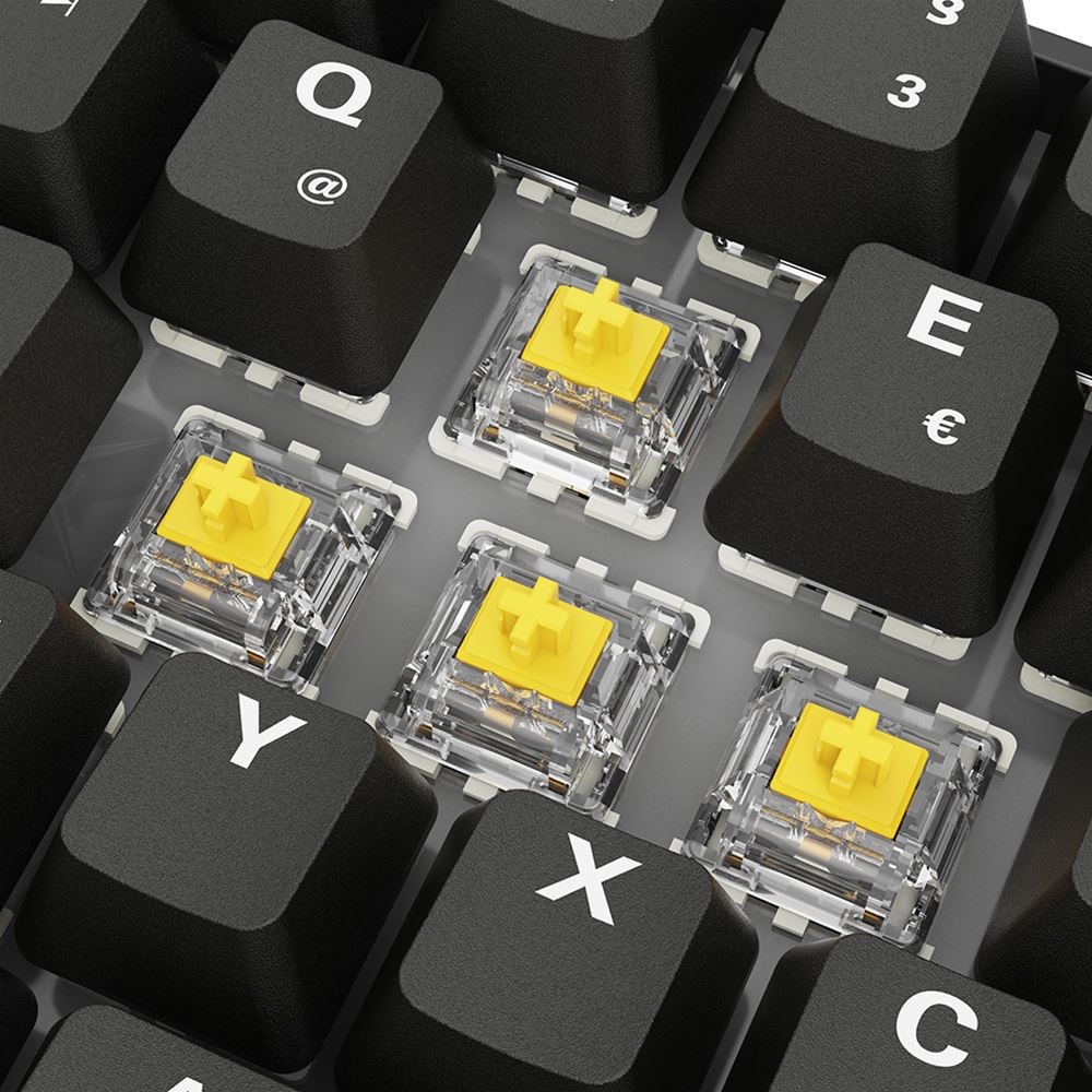 Gaming tipkovnica SHARKOON Skiller SGK50 S4 Gen2 (PBT, SCW Linear, RGB, 60%)-1