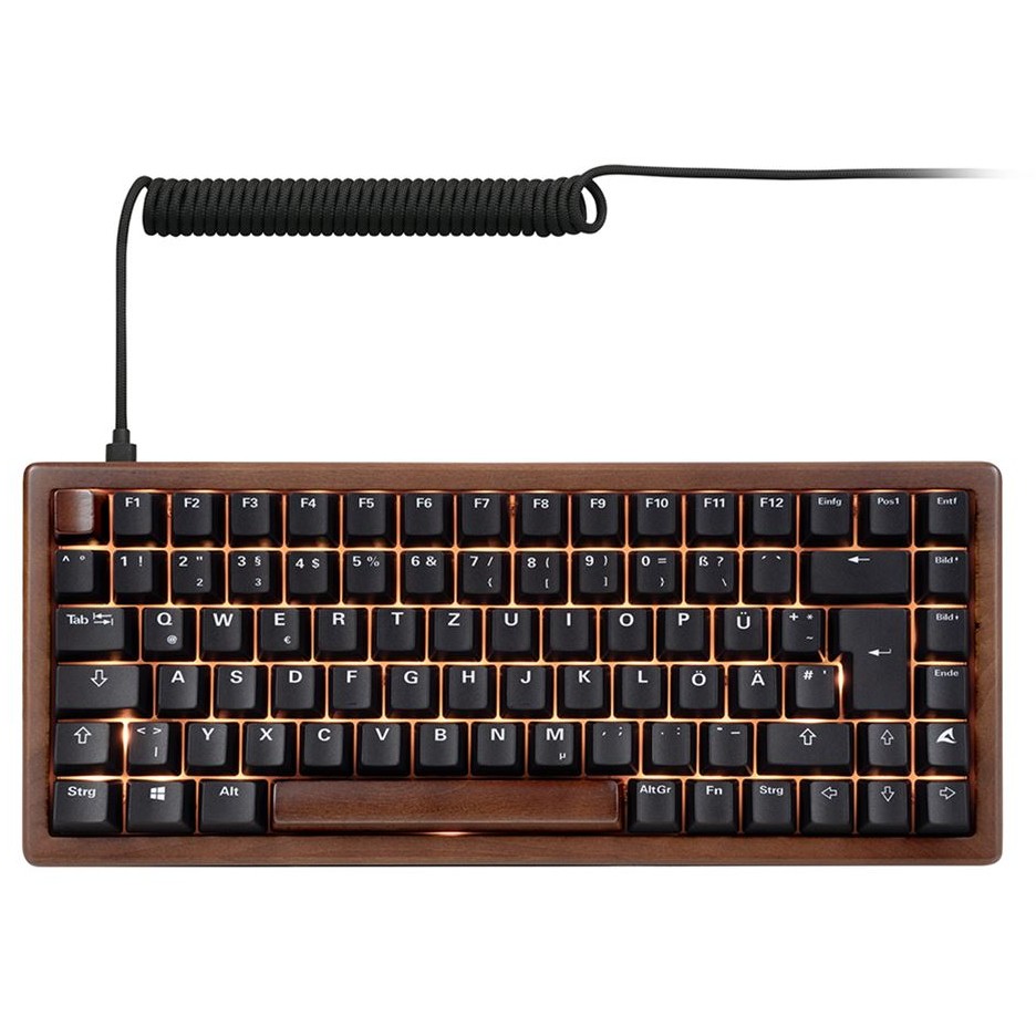 Tipkovnica SHARKOON Gaming Keyboard Skiller SGK50S3 Wood crna – internacionalna non HR tipkovnica-1